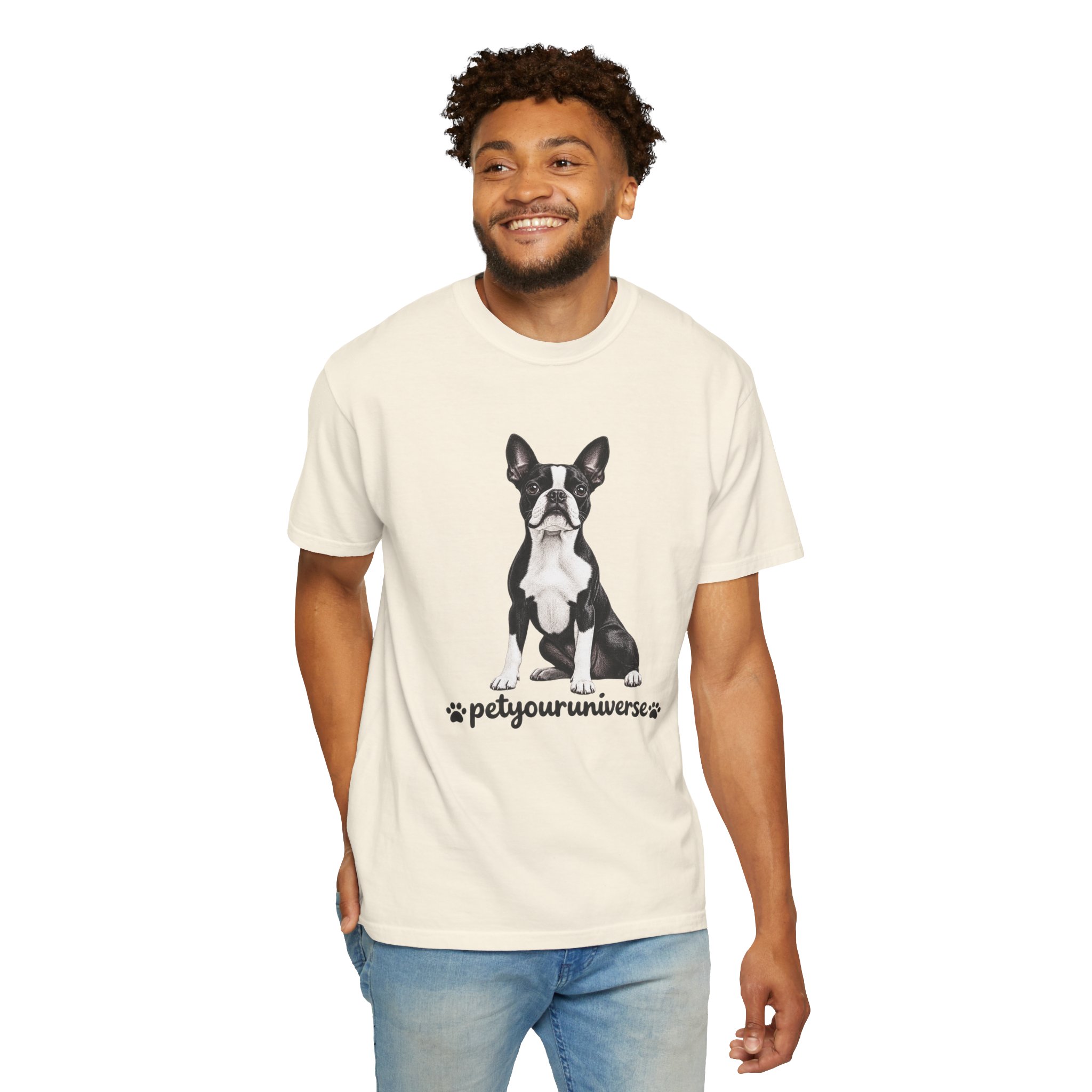 Boston Terrier Graphic T-Shirt — "PetYoUniverse" Dog Lover Tee - Image 7