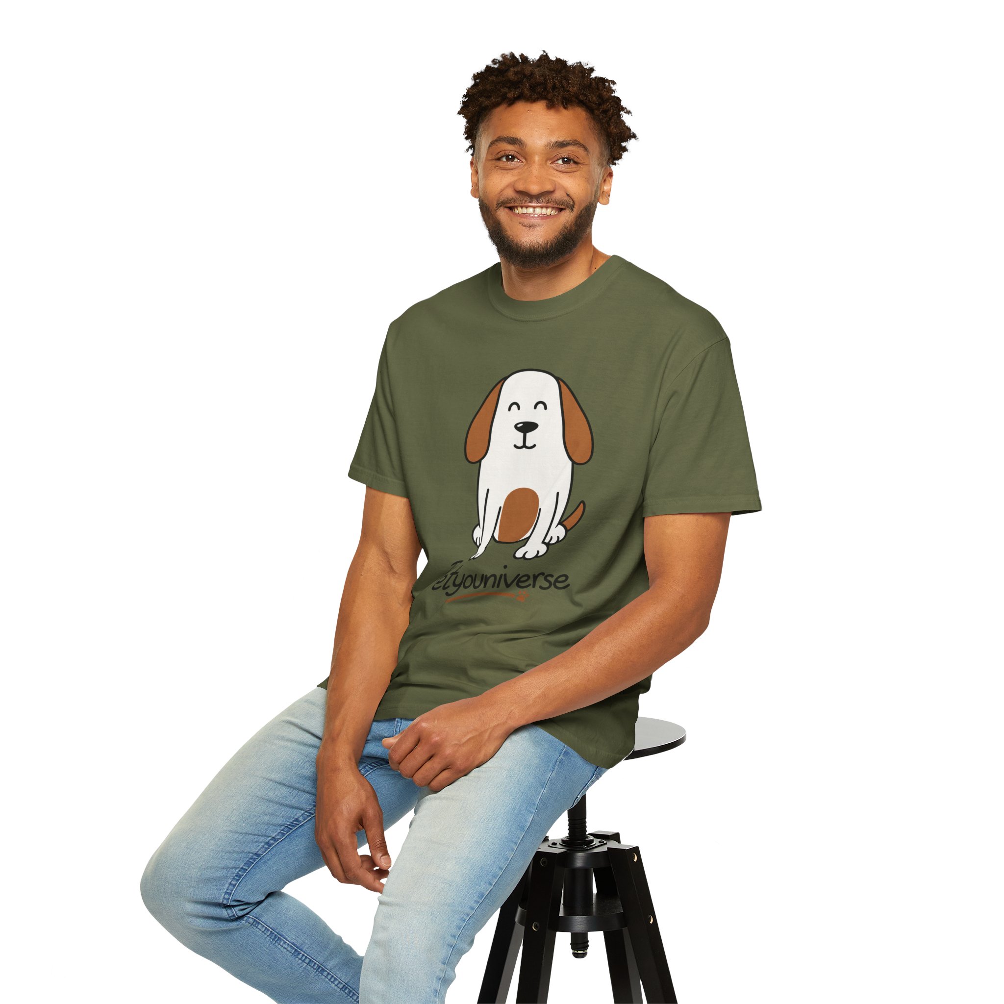 Cute Puppy Graphic T-Shirt — “PetYoUniverse” Dog Lover Tee - Image 53