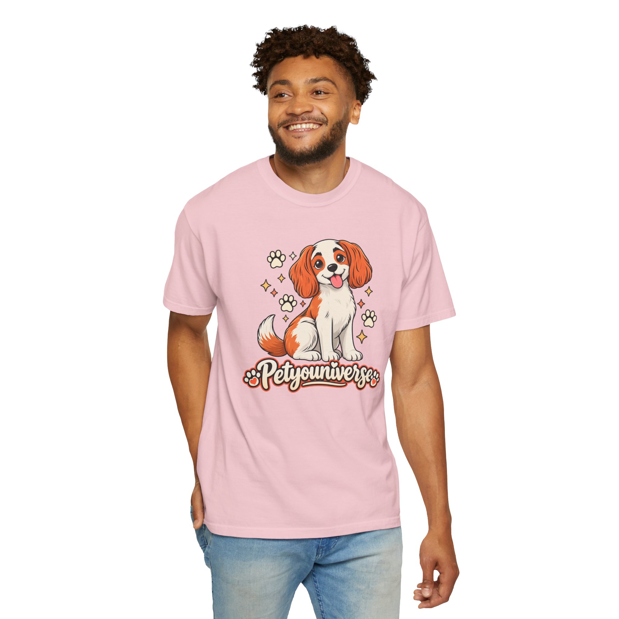 Cavalier King Charles Dog T-Shirt — "PetYoUniverse" Cute Puppy Graphic Tee - Image 124
