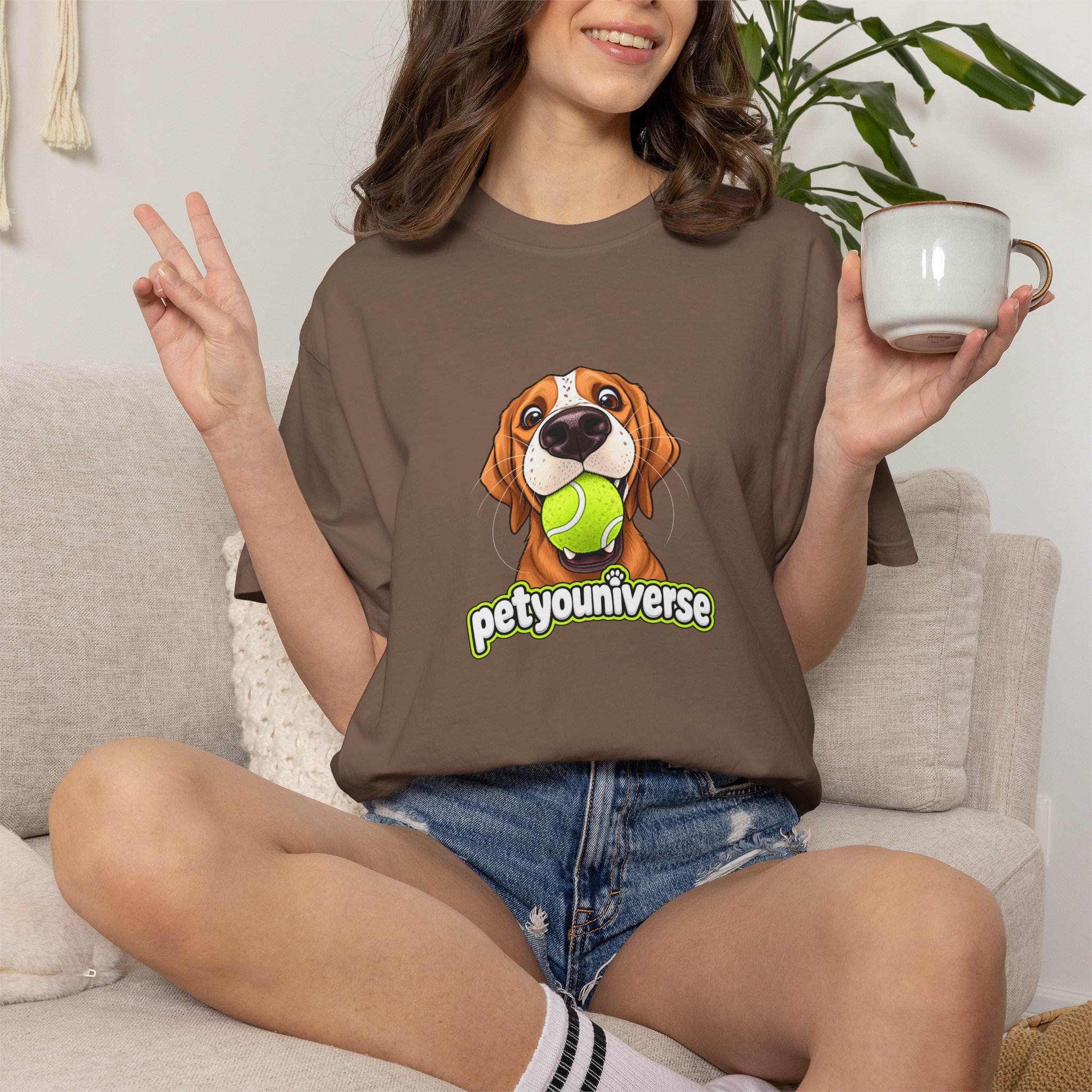 PetYoUniverse Tee — Cute Dog Holding Tennis Ball Graphic T‑Shirt - Image 39