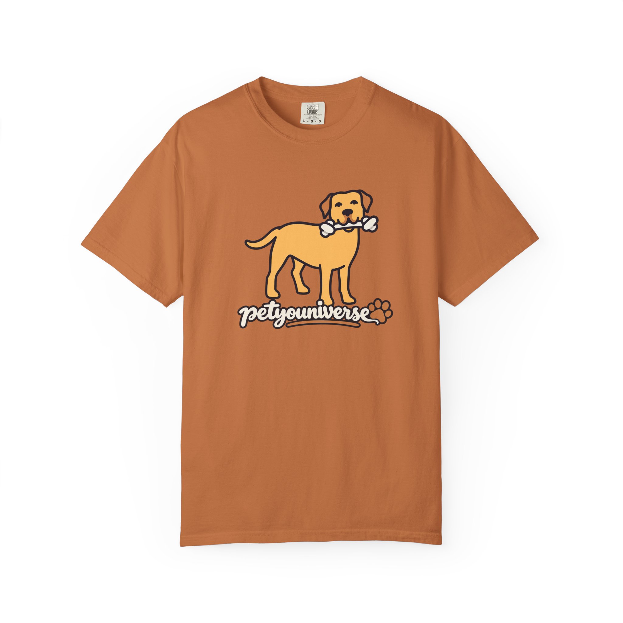 Dog Bone Graphic T-Shirt — "PetYoUniverse" Puppy Tee - Image 10