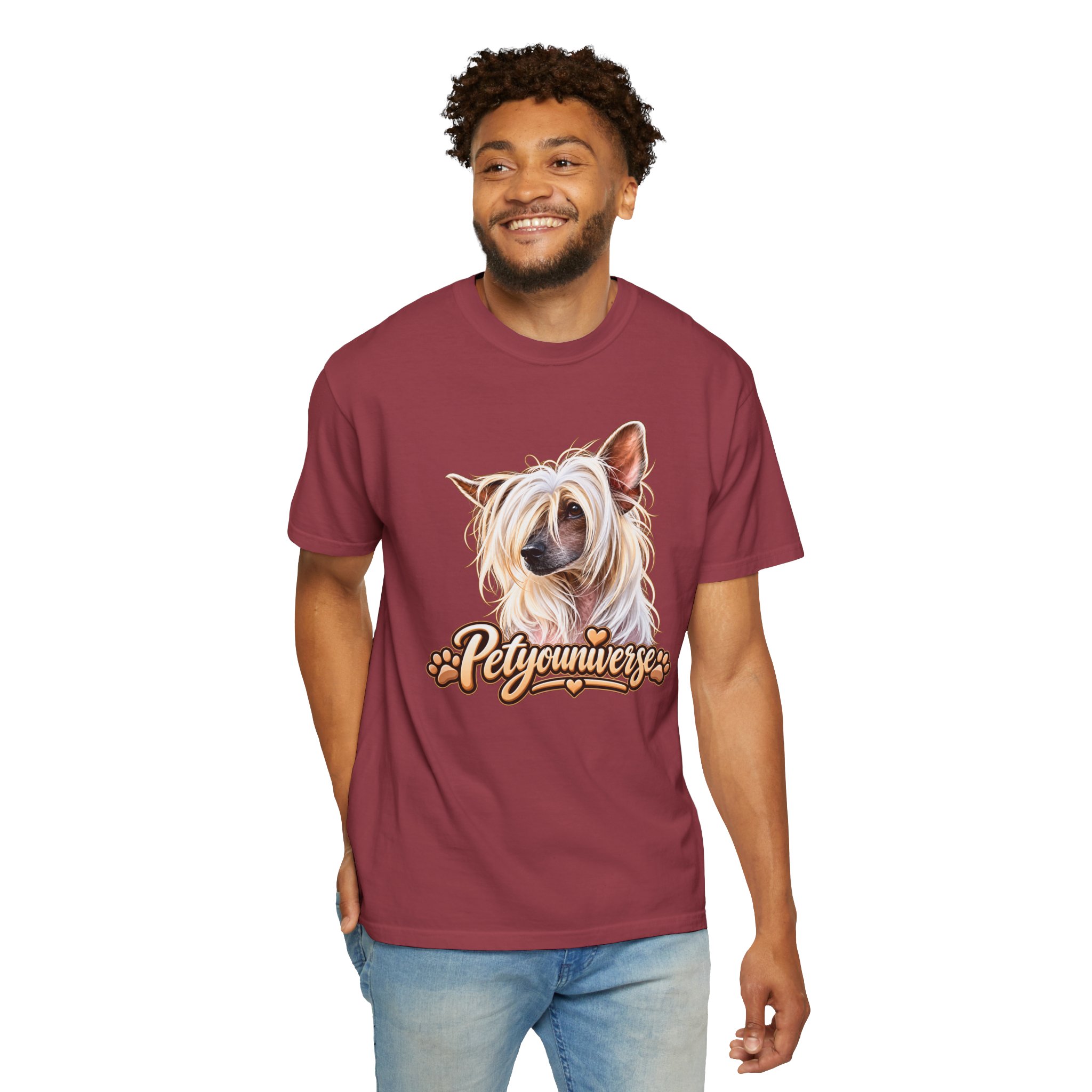 PetYouniverse Chinese Crested Dog T-Shirt — Cute Pet Portrait Tee - Image 142