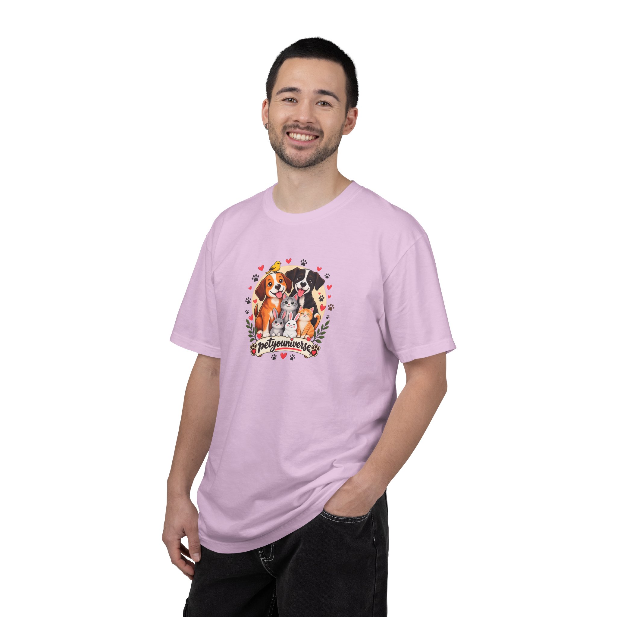 Dog Mom & Dad T-Shirt — 'Pet Parents' Cute Puppy Portrait Tee - Image 103