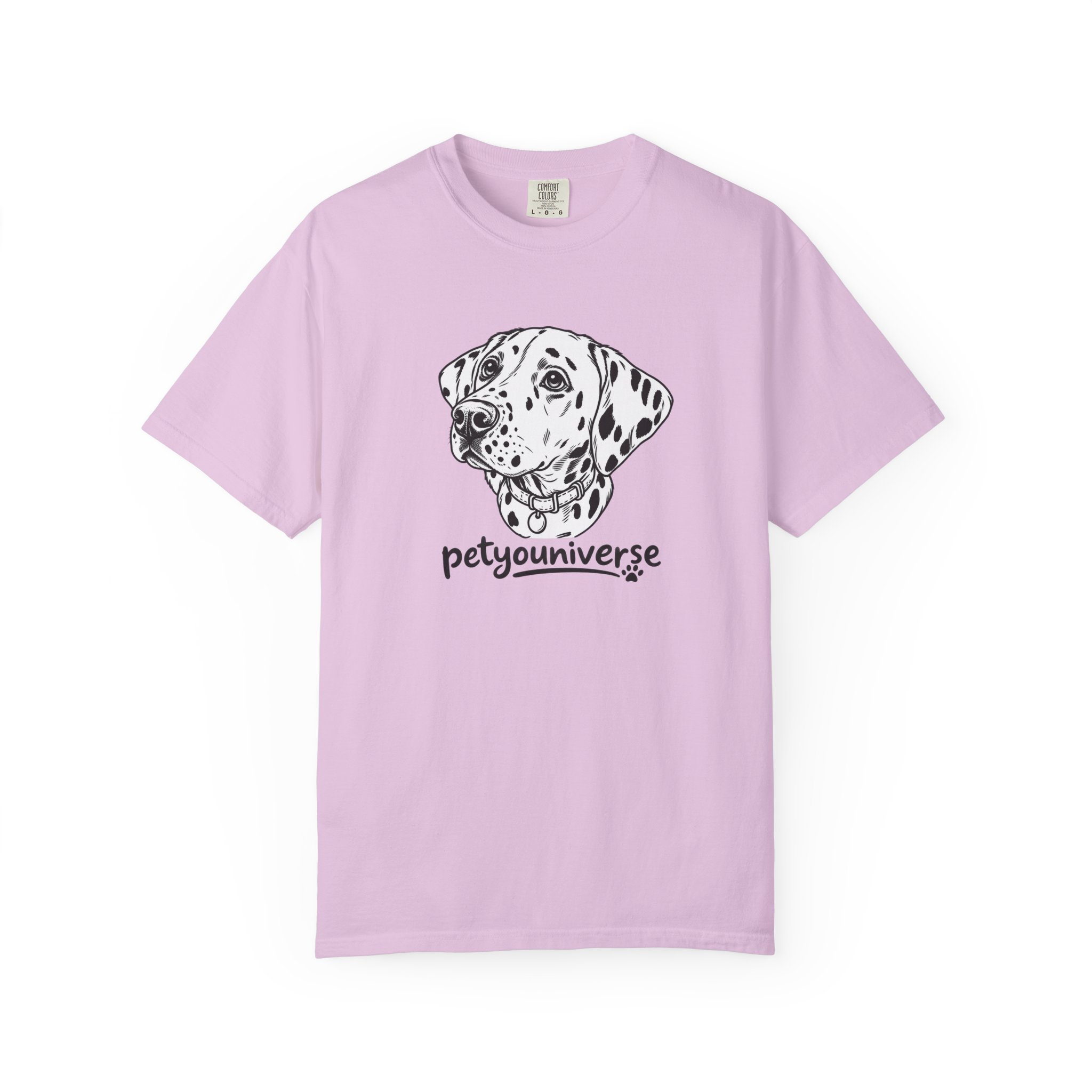 Dalmatian Portrait T-Shirt — "PetYoUniverse" Graphic Tee - Image 100