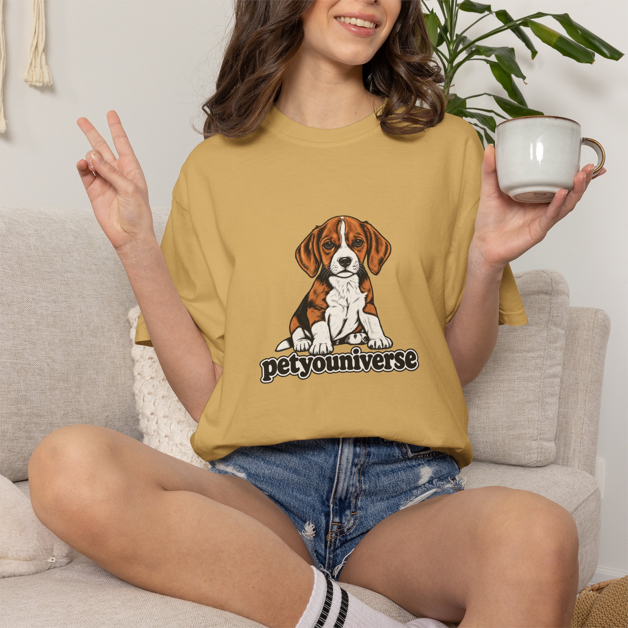 Beagle Puppy Tee — "PetYoUniverse" Graphic T-Shirt - Image 21