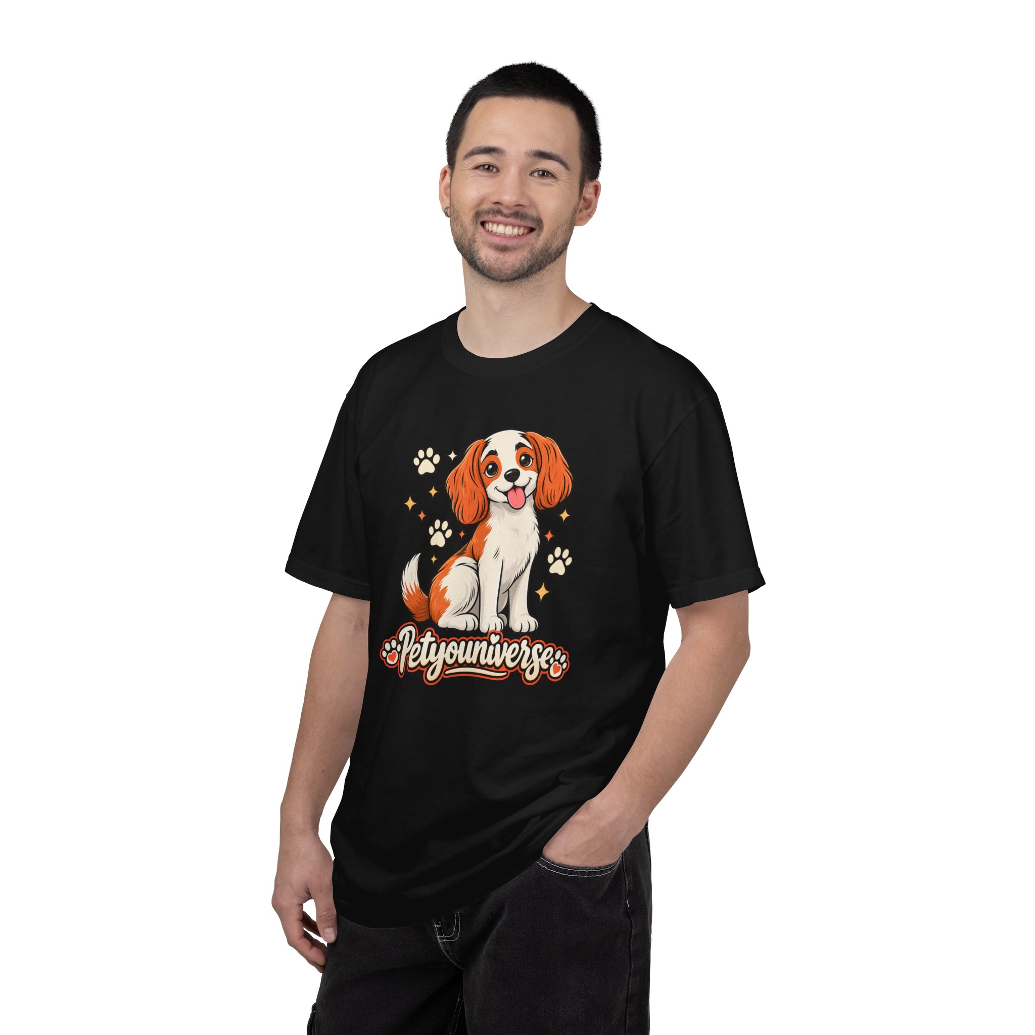 Cavalier King Charles Dog T-Shirt — "PetYoUniverse" Cute Puppy Graphic Tee - Image 103