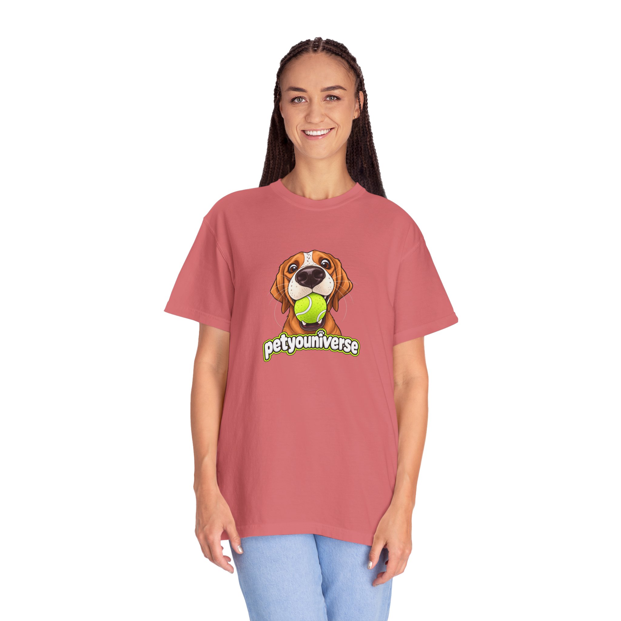 PetYoUniverse Tee — Cute Dog Holding Tennis Ball Graphic T‑Shirt - Image 122