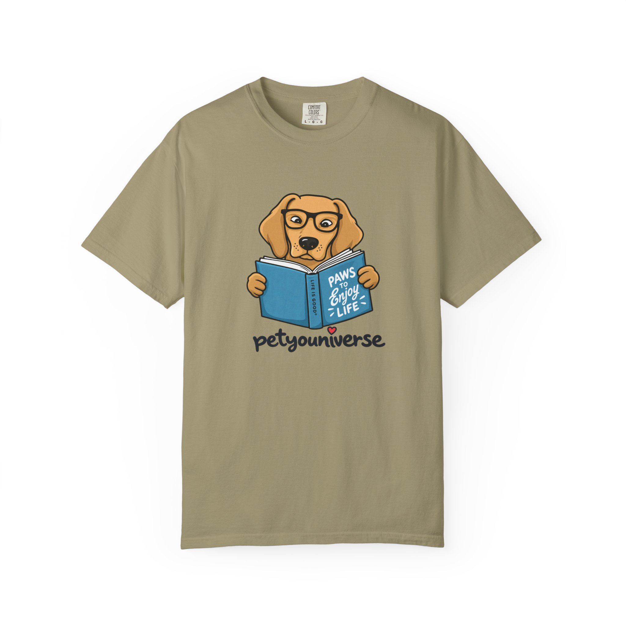 Dog Reading T-Shirt — "Paws & Books" Cute Booklover Pup Tee - Image 19