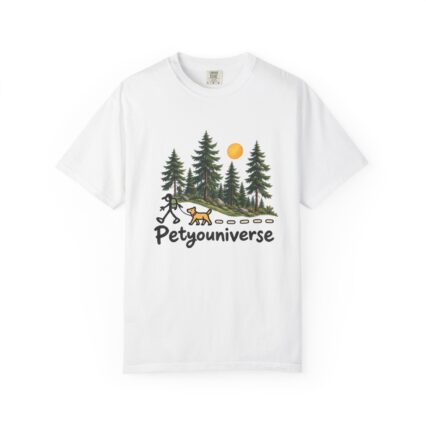 PetYoUniverse Forest Walk T-Shirt — Dog Walking Nature Tee