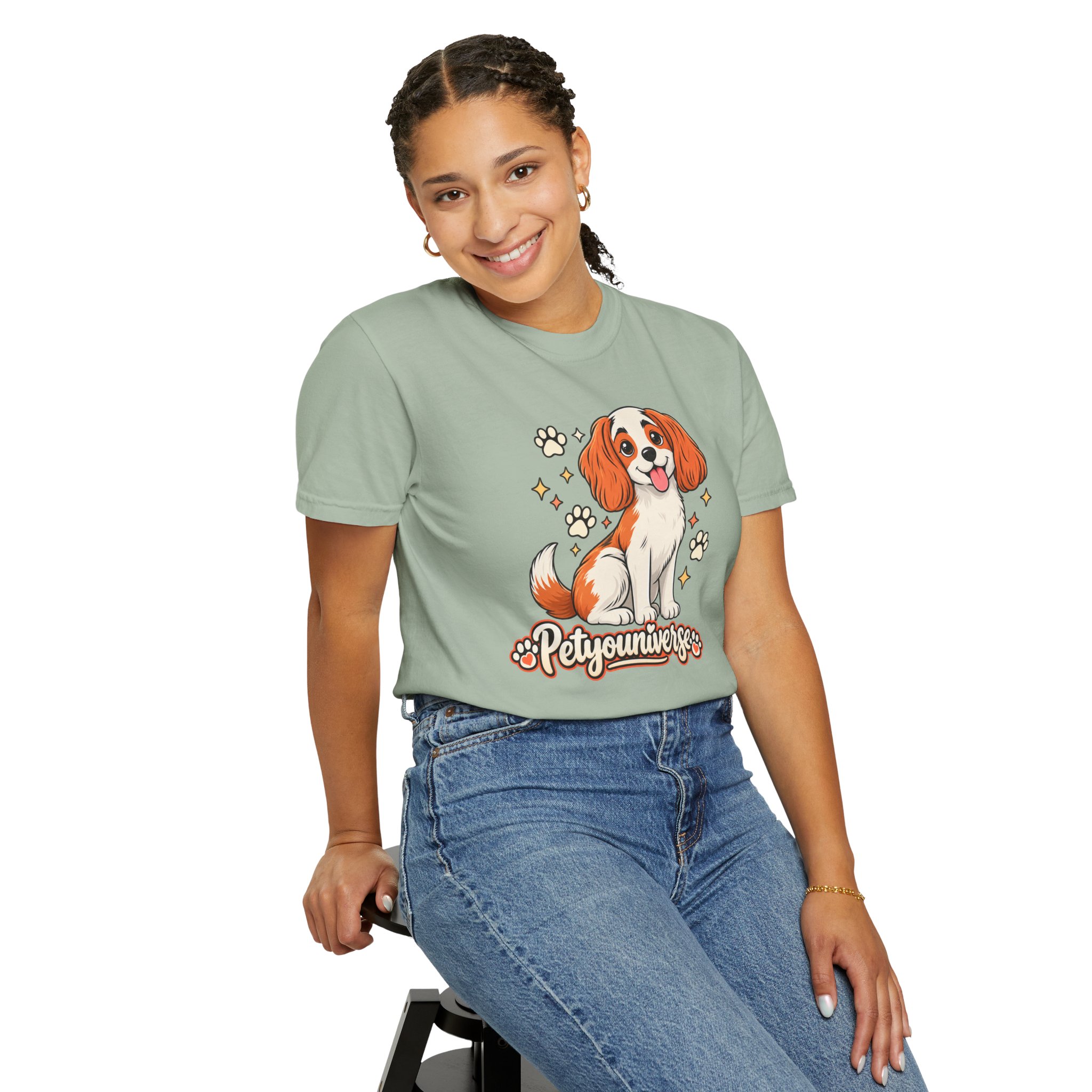 Cavalier King Charles Dog T-Shirt — "PetYoUniverse" Cute Puppy Graphic Tee - Image 69