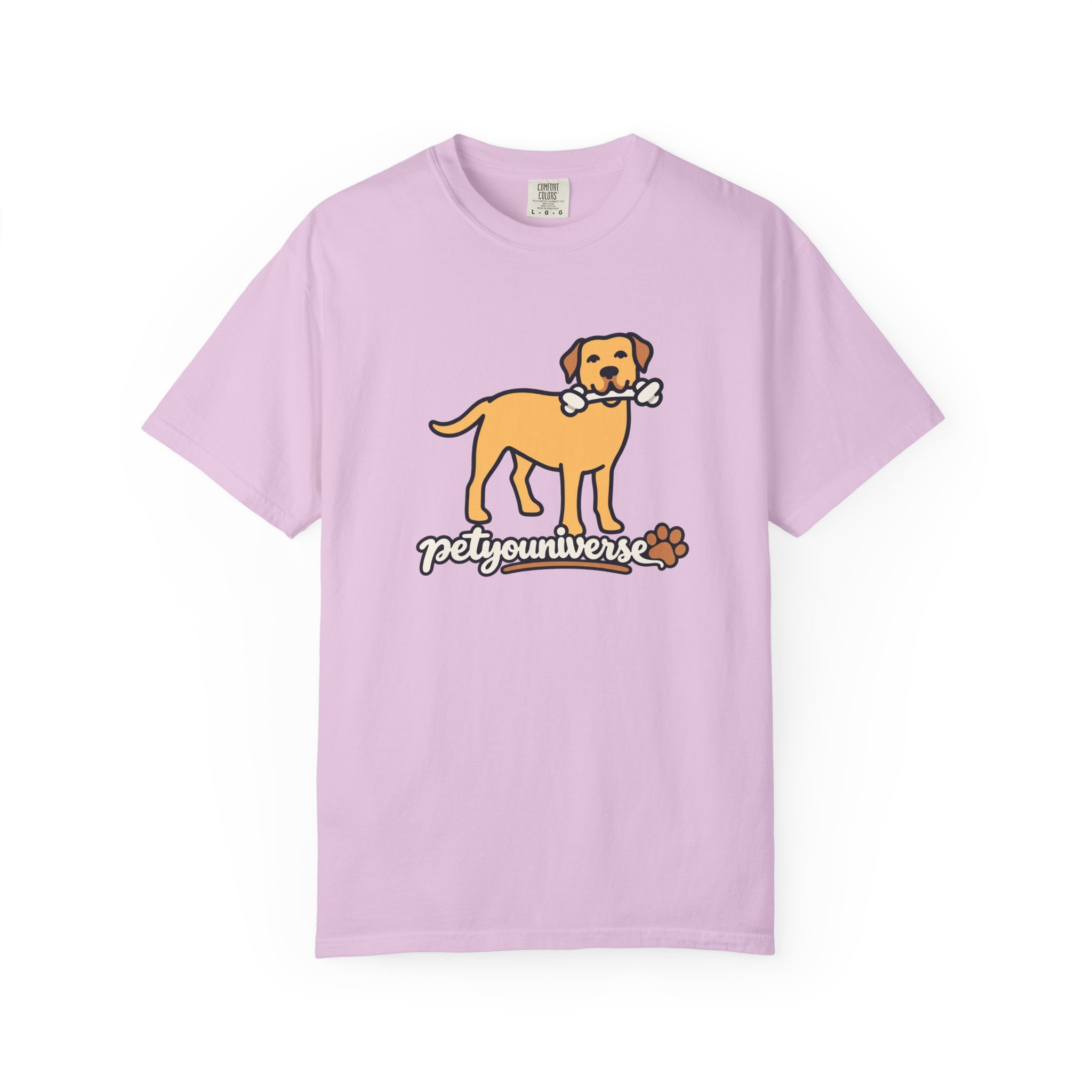Dog Bone Graphic T-Shirt — "PetYoUniverse" Puppy Tee - Image 100