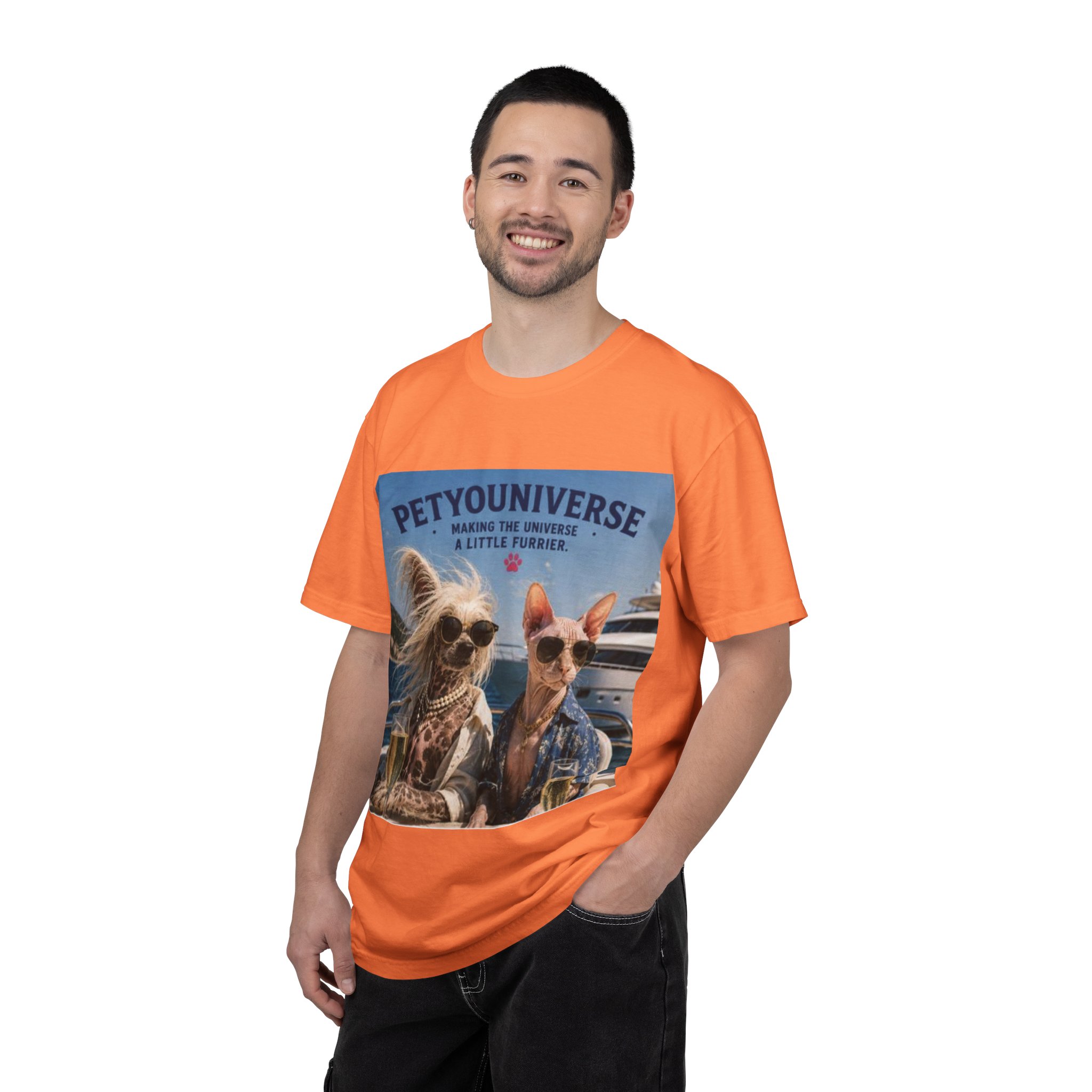 PetYoUniverse T-Shirt — 'Making the Universe a Little Furrier' Retro Dog & Cat Tee - Image 3