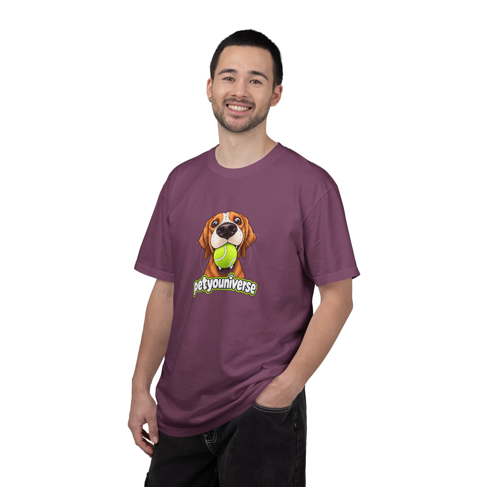 PetYoUniverse Tee — Cute Dog Holding Tennis Ball Graphic T‑Shirt - Image 112