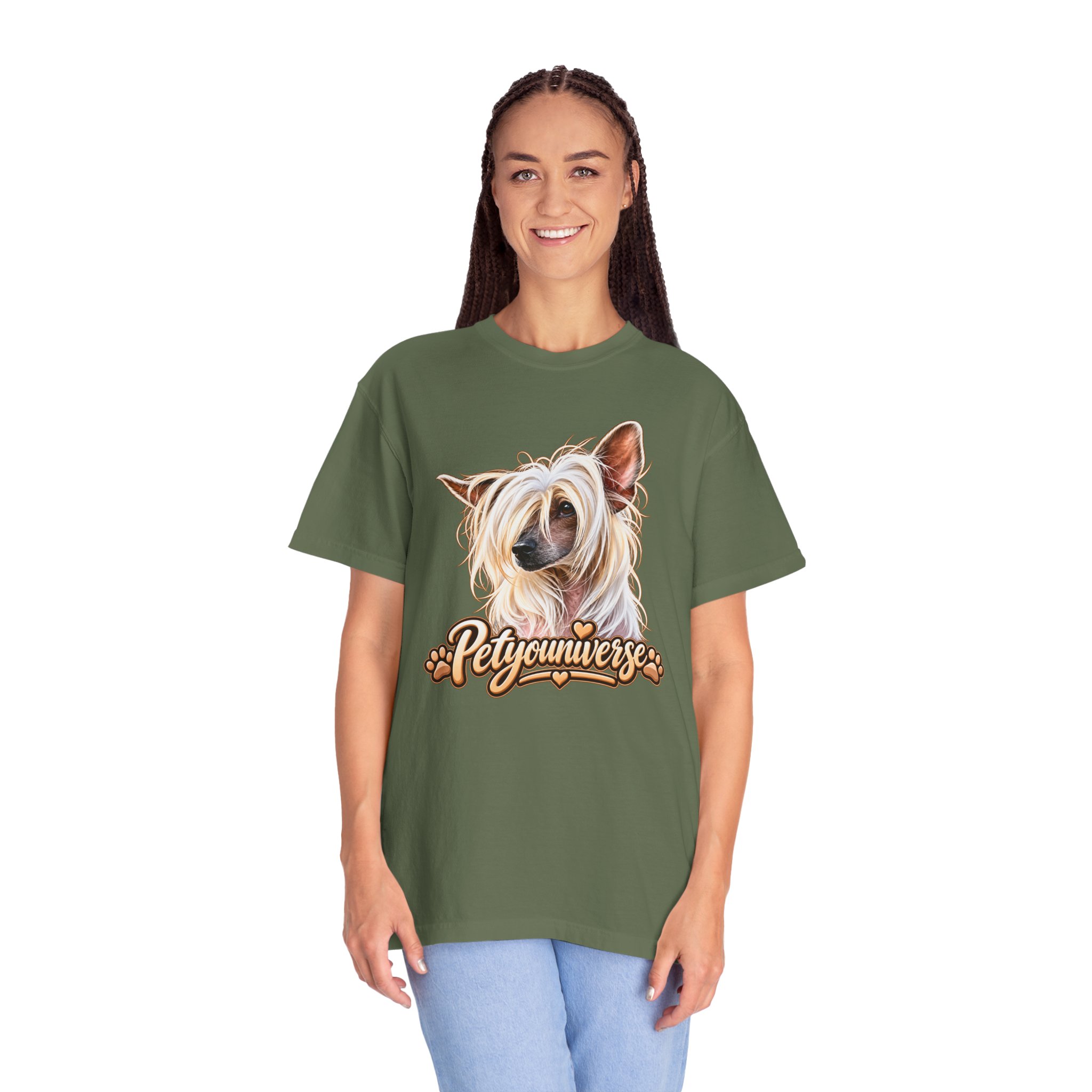 PetYouniverse Chinese Crested Dog T-Shirt — Cute Pet Portrait Tee - Image 68