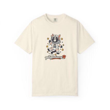 Astronaut Dog T-Shirt — 'PetYoUniverse' Cute Space Pup Tee