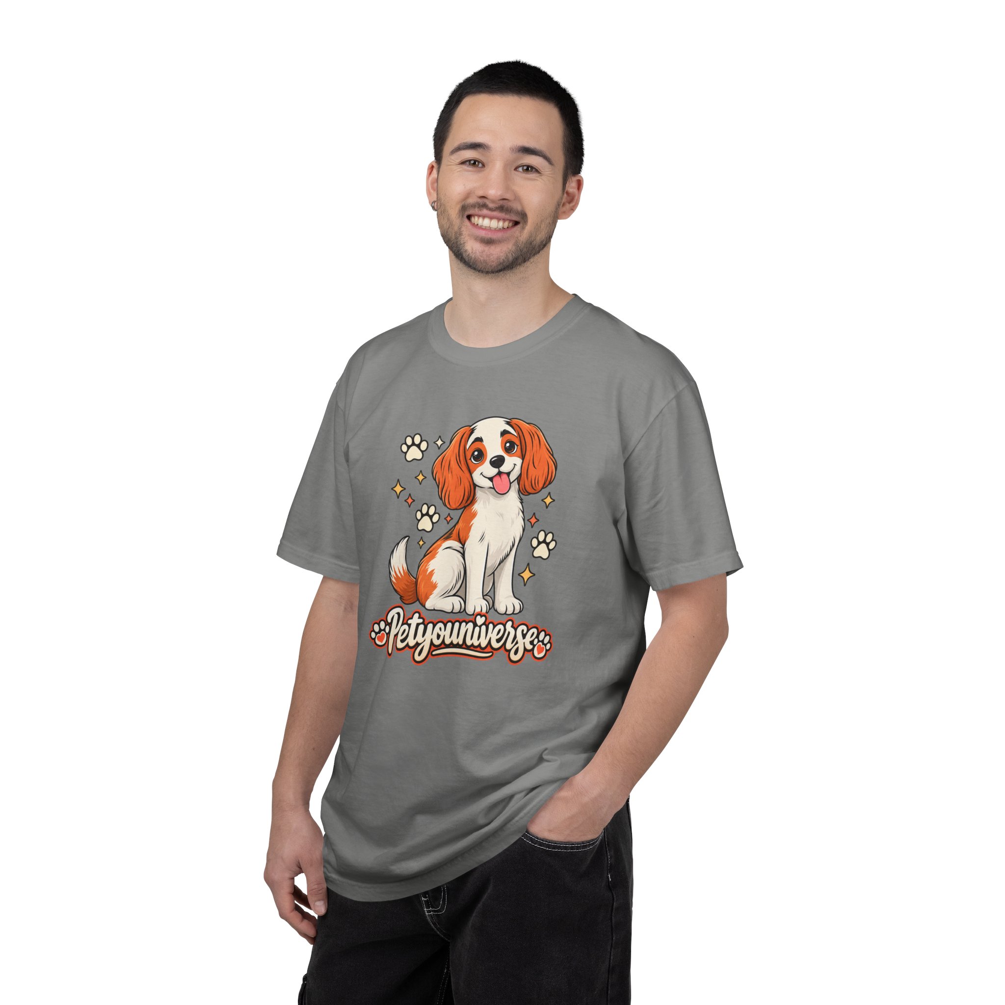 Cavalier King Charles Dog T-Shirt — "PetYoUniverse" Cute Puppy Graphic Tee - Image 94