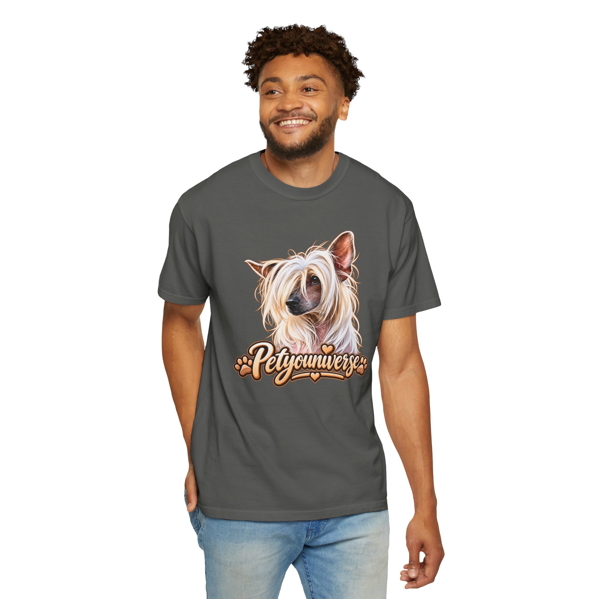 PetYouniverse Chinese Crested Dog T-Shirt — Cute Pet Portrait Tee - Image 61