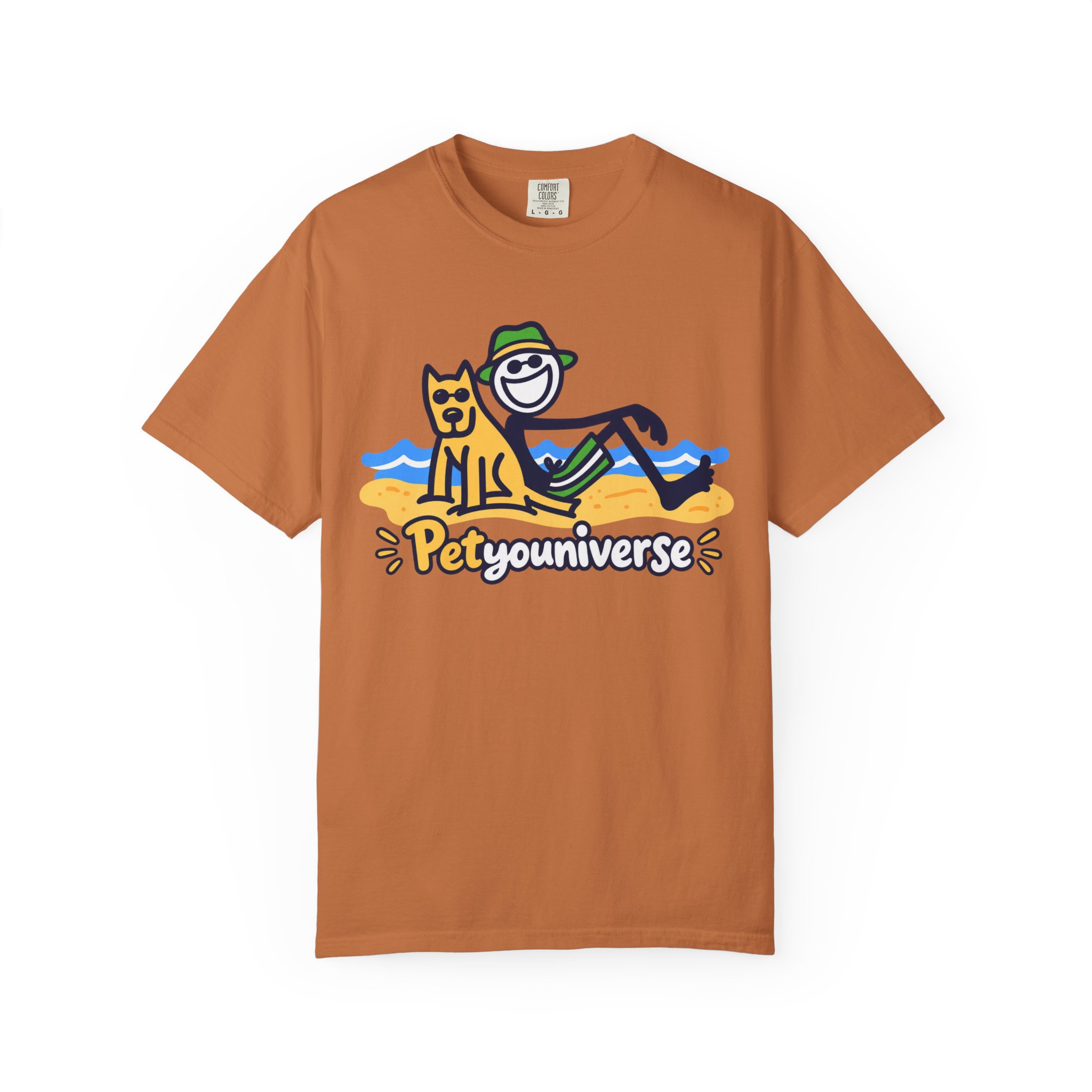 PetYouUniverse Beach Tee — Cute Dog & Owner Graphic T-Shirt - Image 17