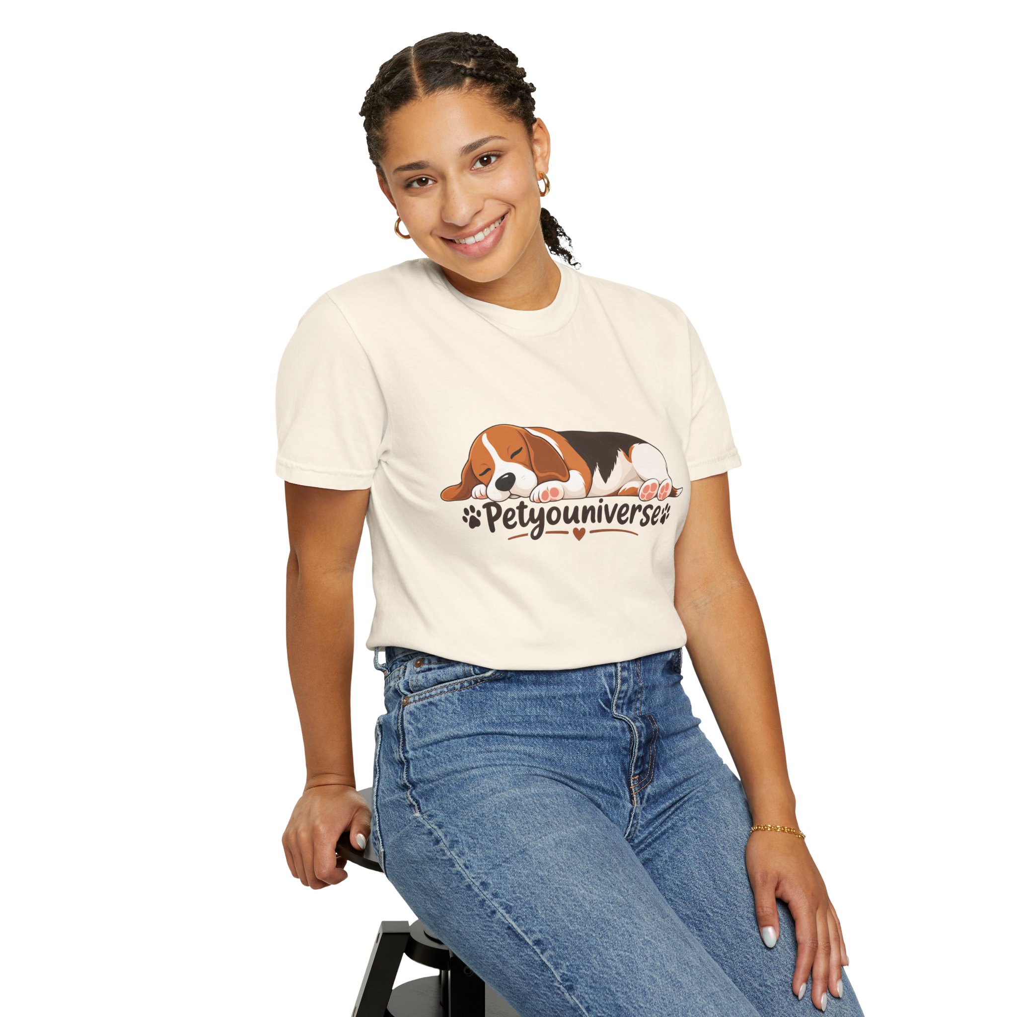 Sleeping Beagle T-Shirt — Cute "PetYoUniverse" Dog Graphic Tee - Image 15