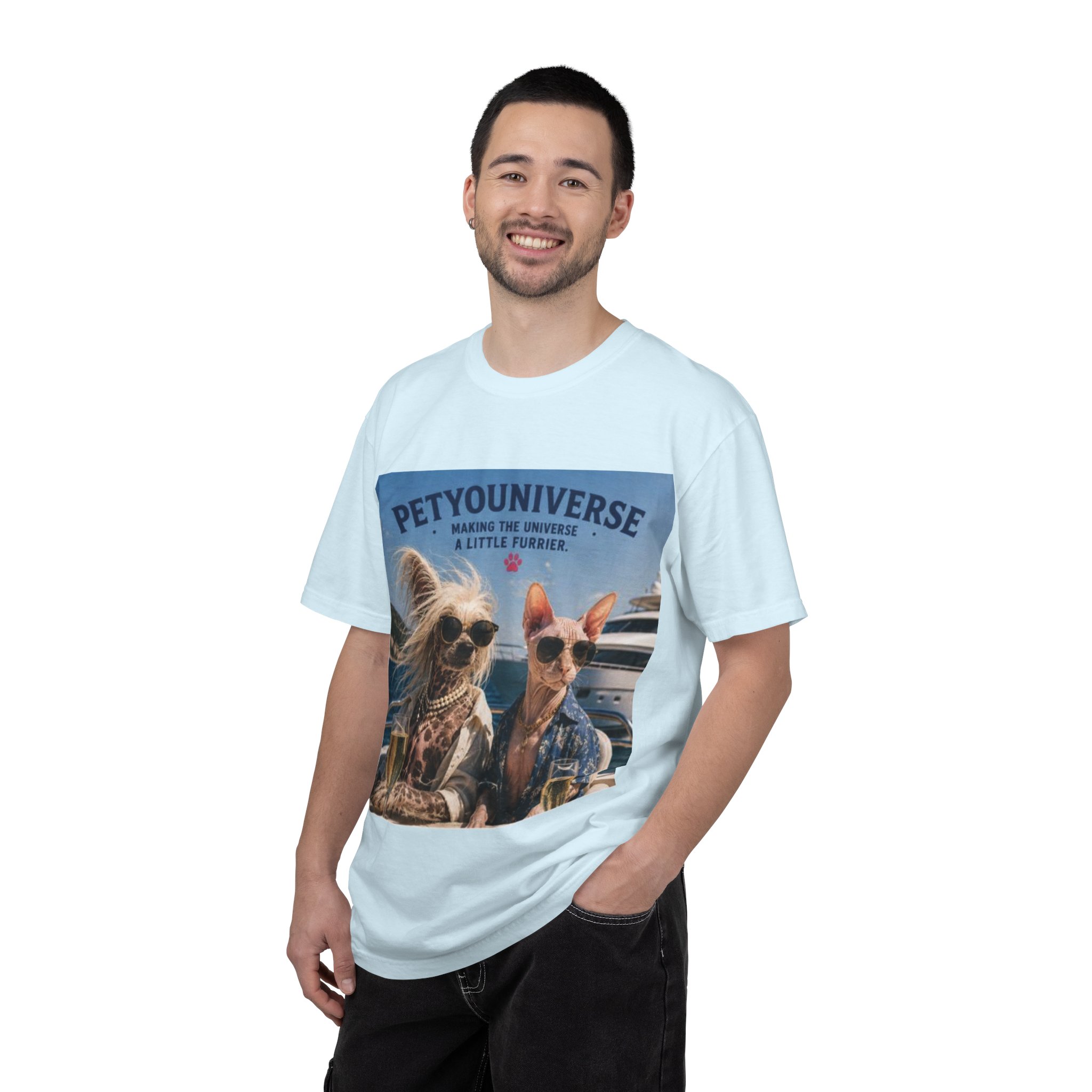 PetYoUniverse T-Shirt — 'Making the Universe a Little Furrier' Retro Dog & Cat Tee - Image 63