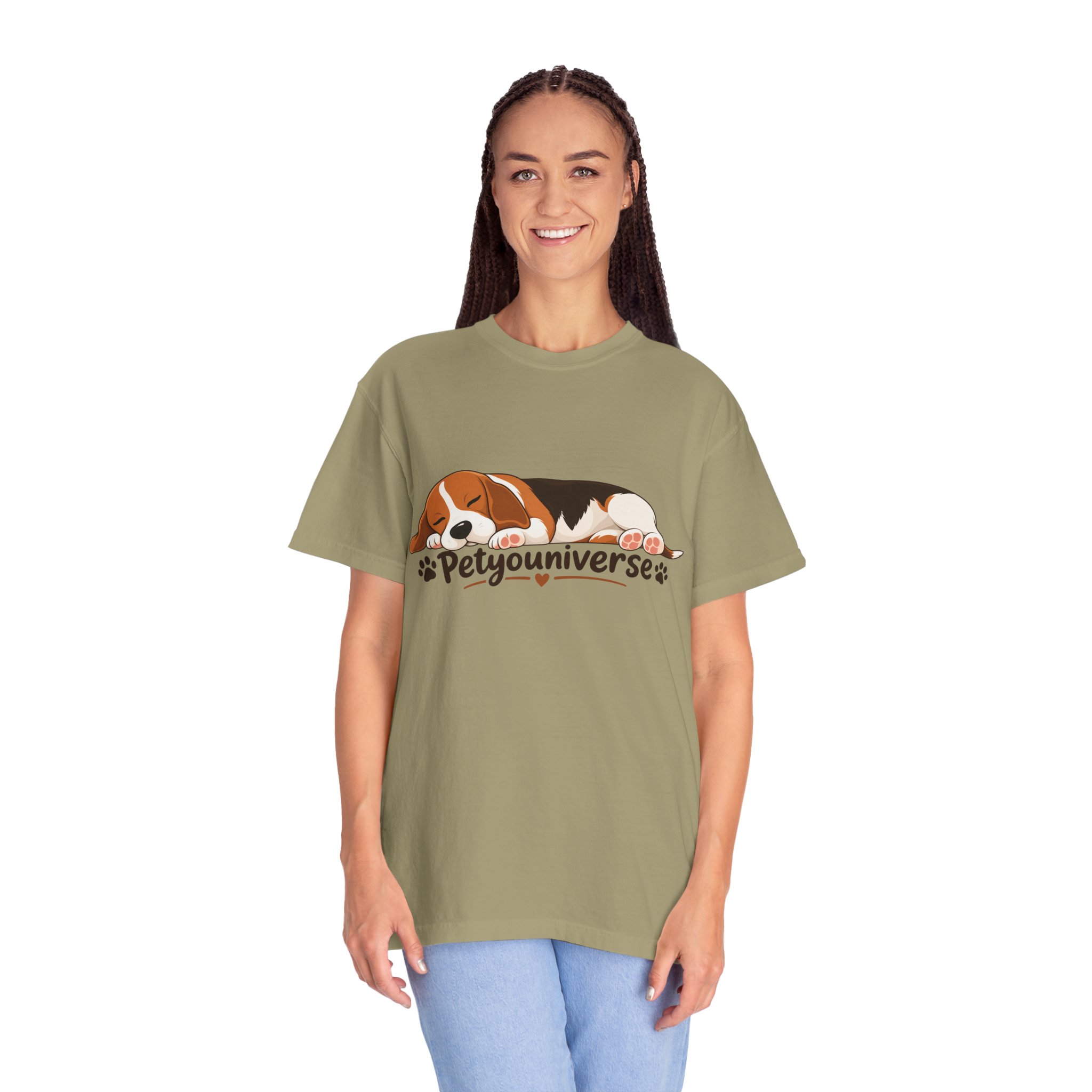 Sleeping Beagle T-Shirt — Cute "PetYoUniverse" Dog Graphic Tee - Image 32