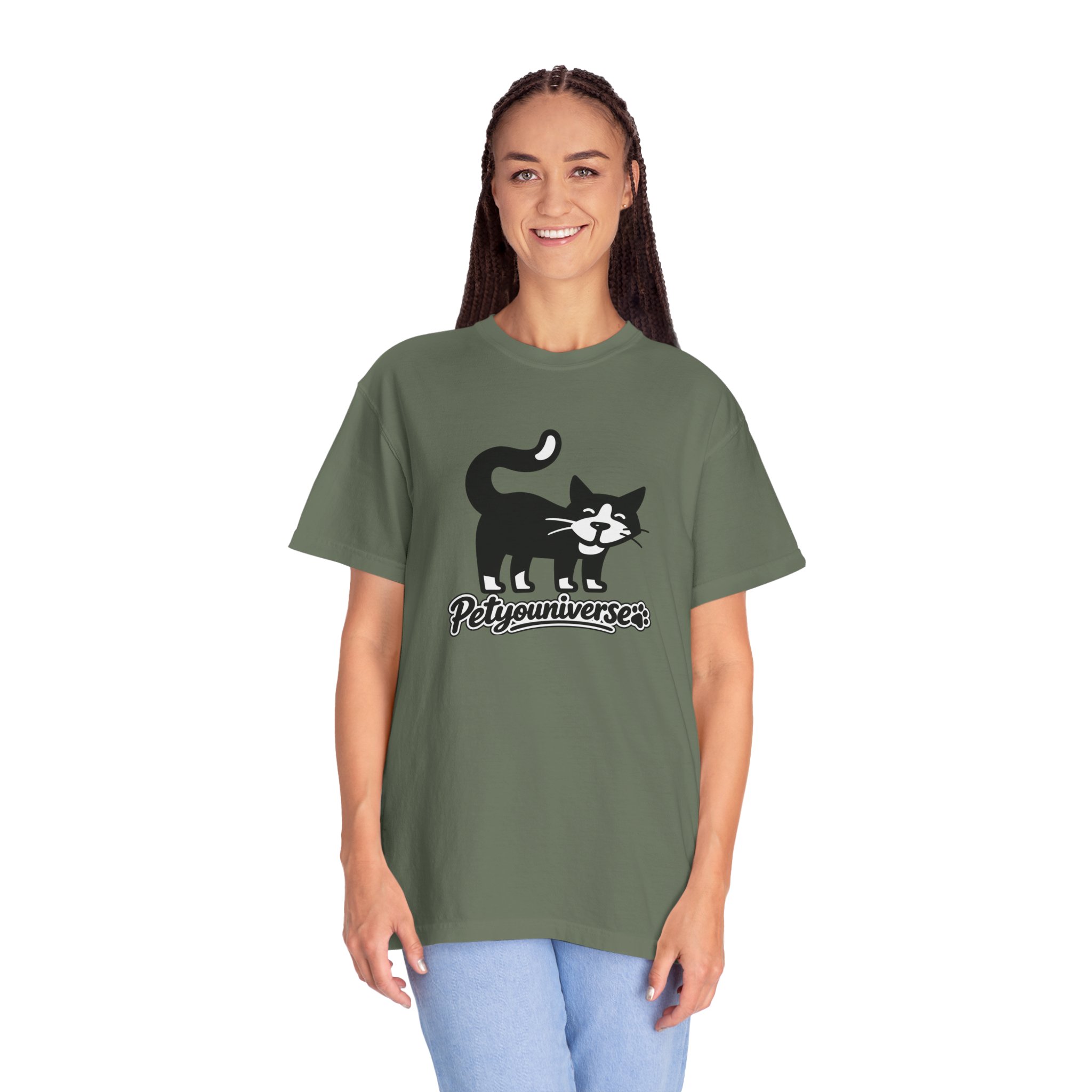 PetYouUniverse Cat Graphic T-Shirt — Vintage Cat Logo Tee - Image 77