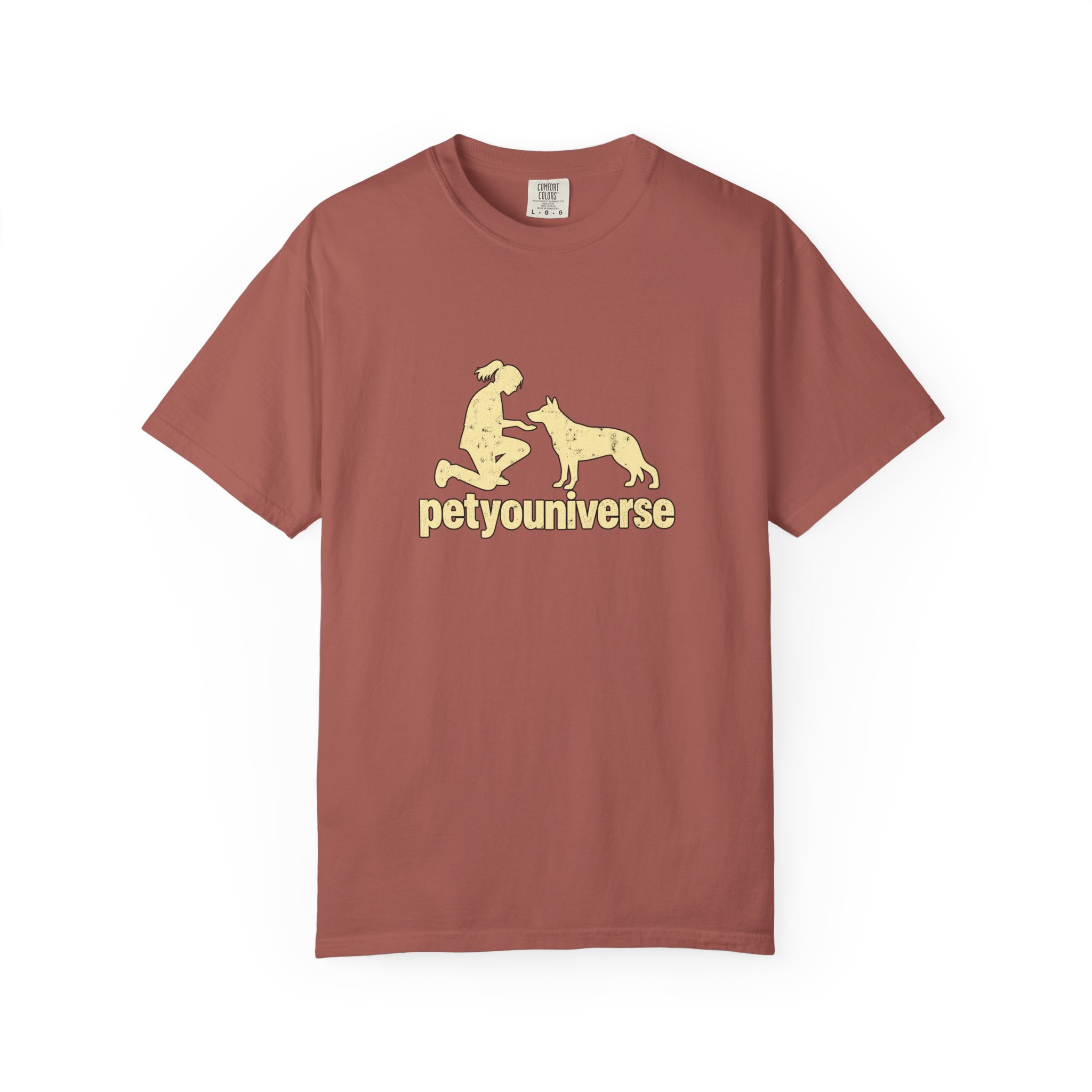 PetYoUniverse Dog Lover T-Shirt — Retro Paw & Pet Silhouette Tee - Image 127
