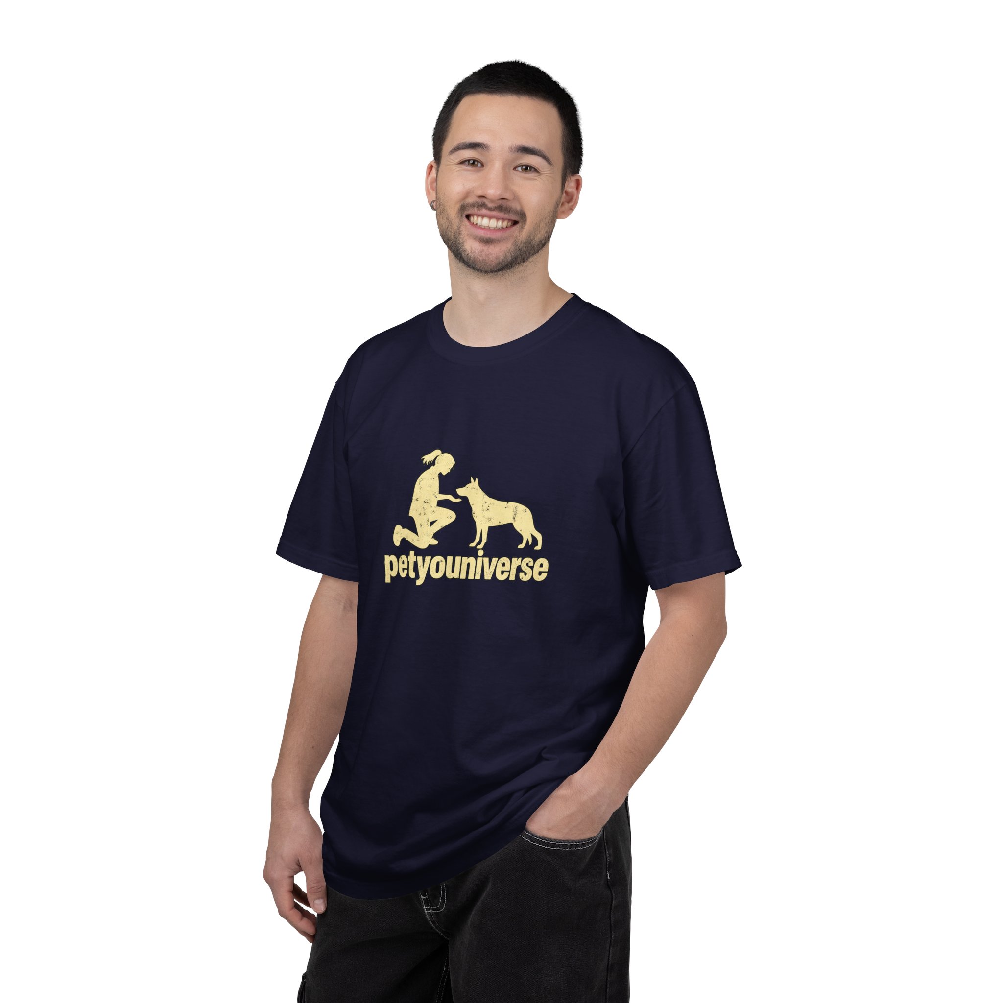 PetYoUniverse Dog Lover T-Shirt — Retro Paw & Pet Silhouette Tee - Image 76