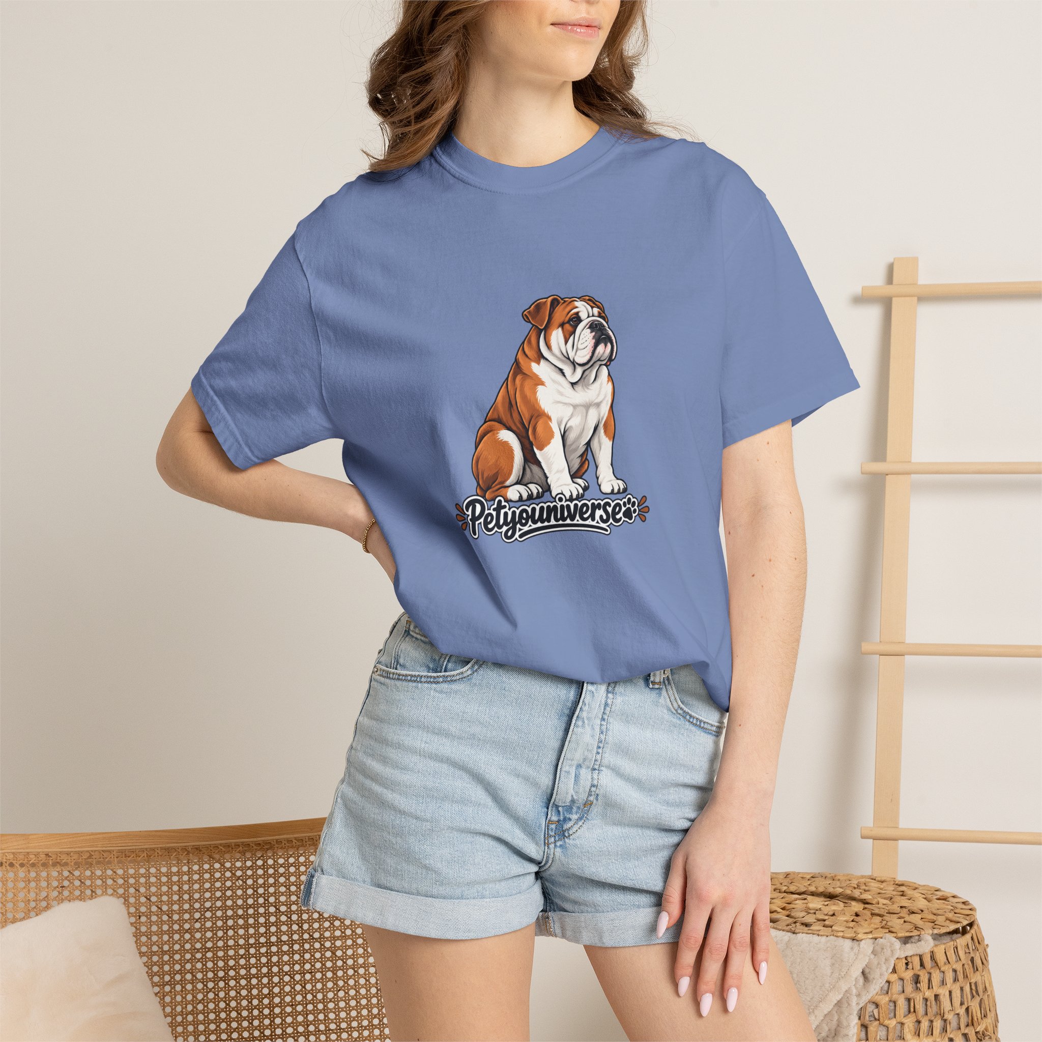 Bulldog Graphic T-Shirt — "PetYoUniverse" Cute Dog Tee for Pet Lovers - Image 92