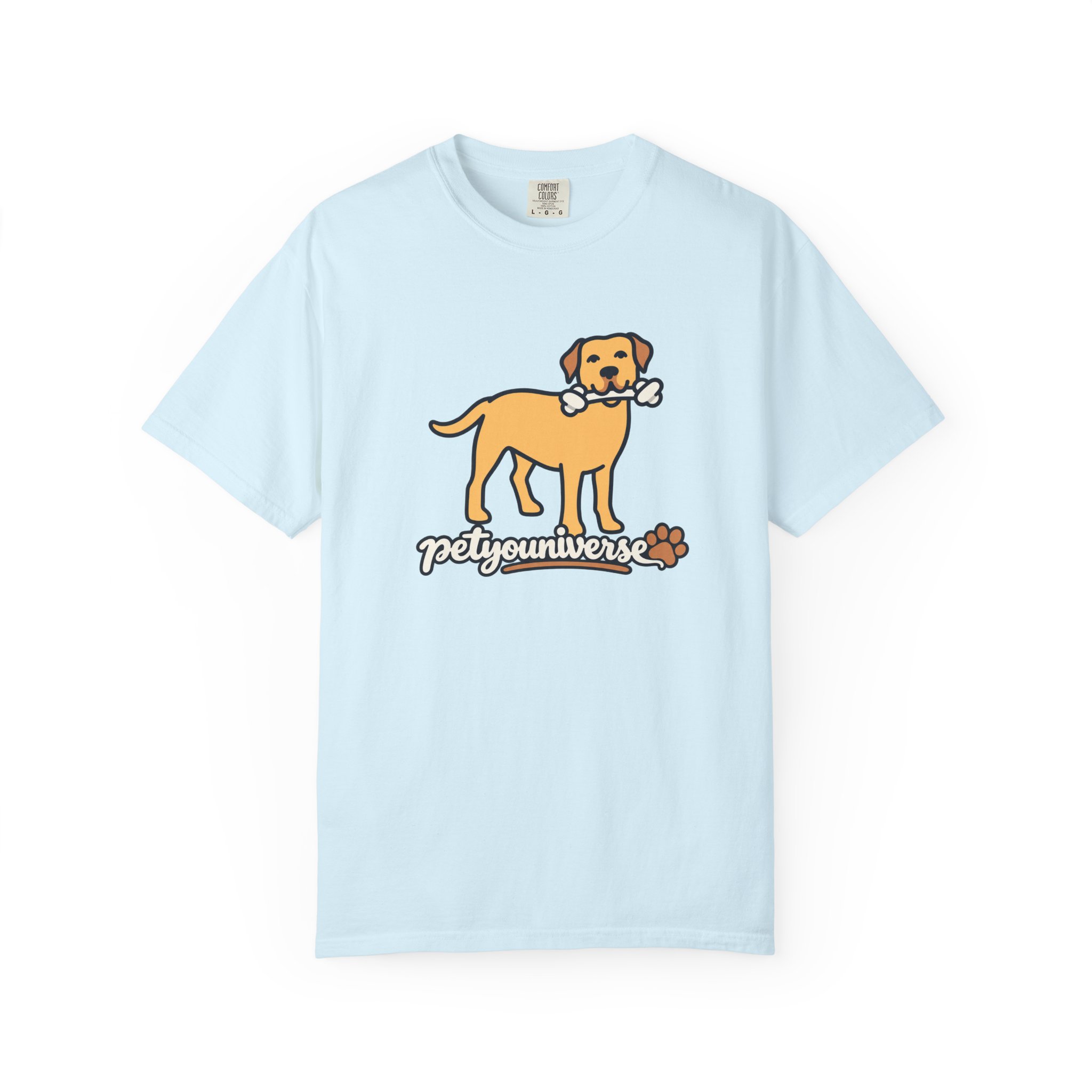 Dog Bone Graphic T-Shirt — "PetYoUniverse" Puppy Tee - Image 82