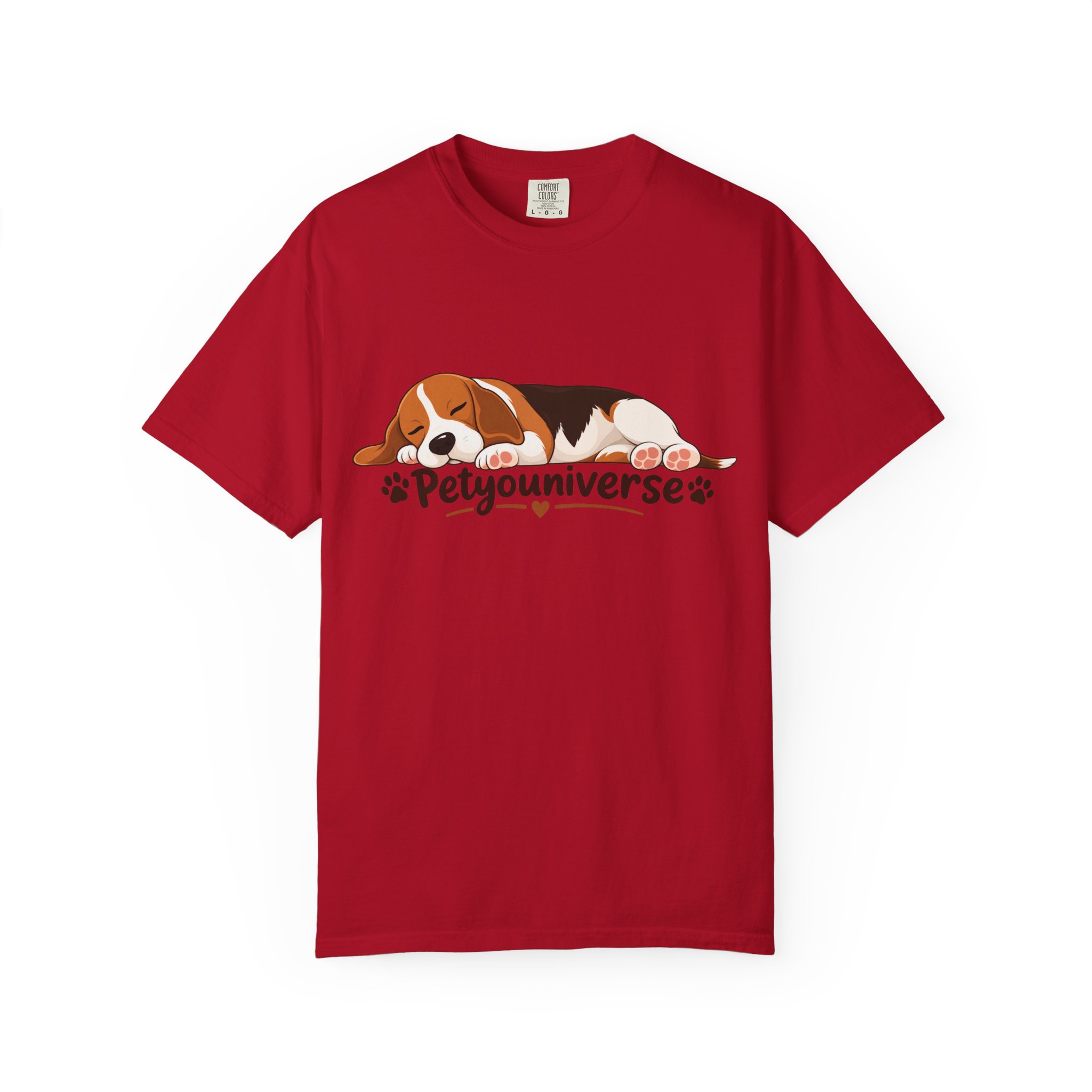 Sleeping Beagle T-Shirt — Cute "PetYoUniverse" Dog Graphic Tee - Image 127