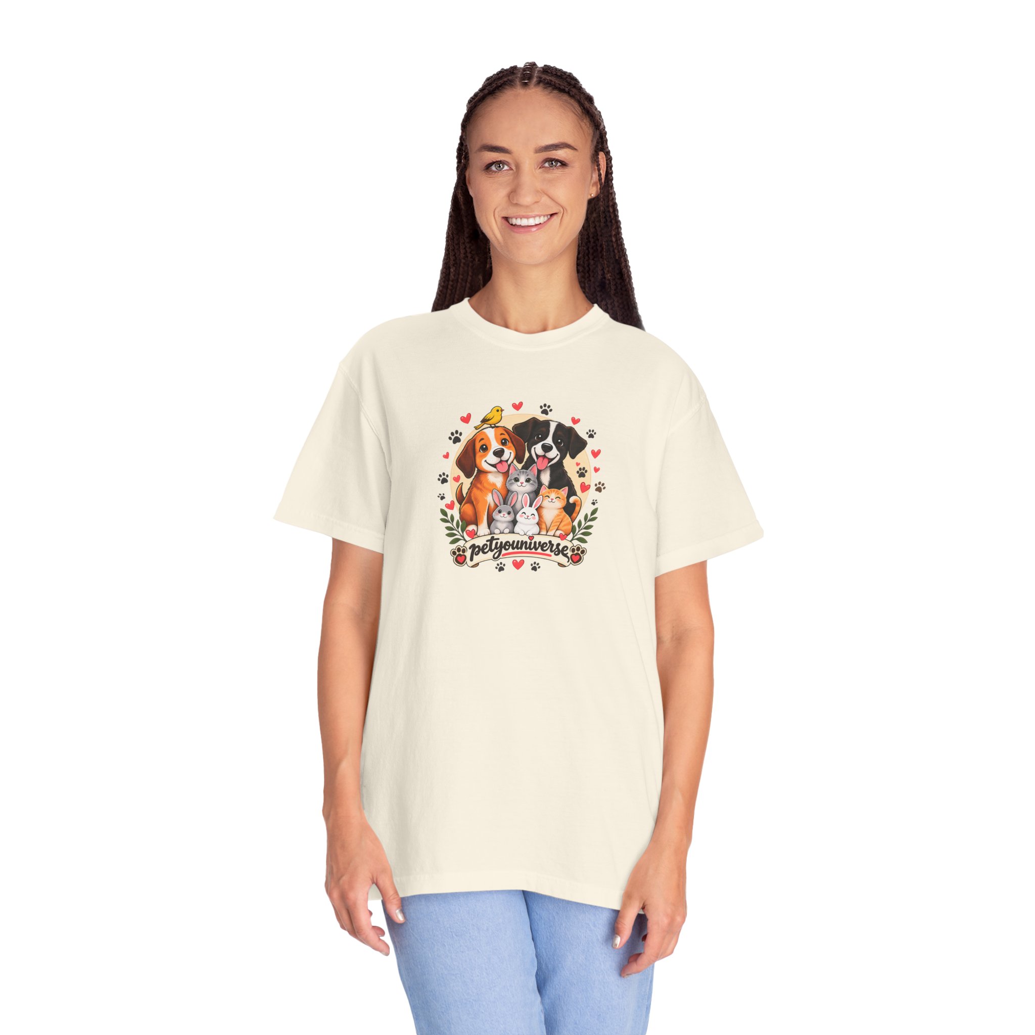 Dog Mom & Dad T-Shirt — 'Pet Parents' Cute Puppy Portrait Tee - Image 5