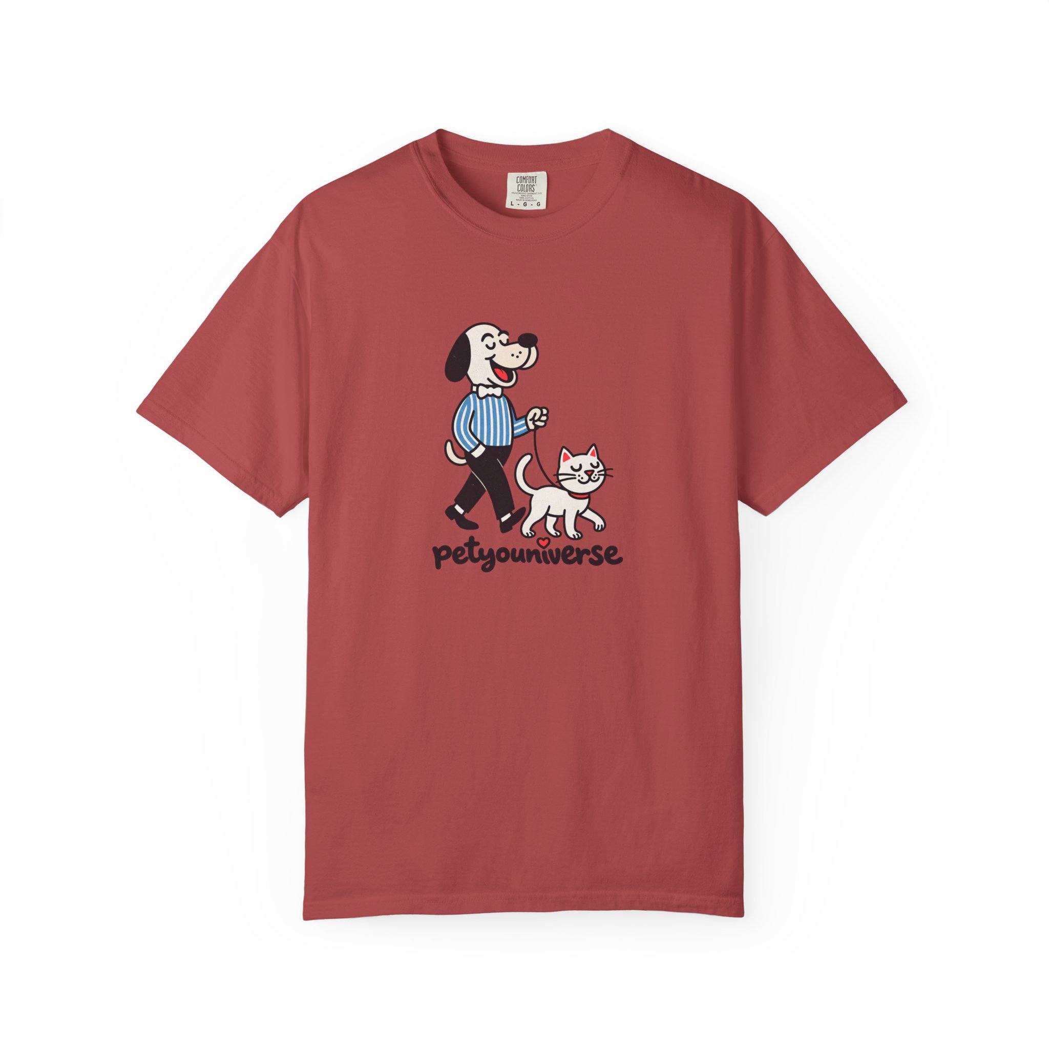 PetYouniverse Walking Dog & Cat Tee — Cute Retro Pet Graphic T-Shirt - Image 109