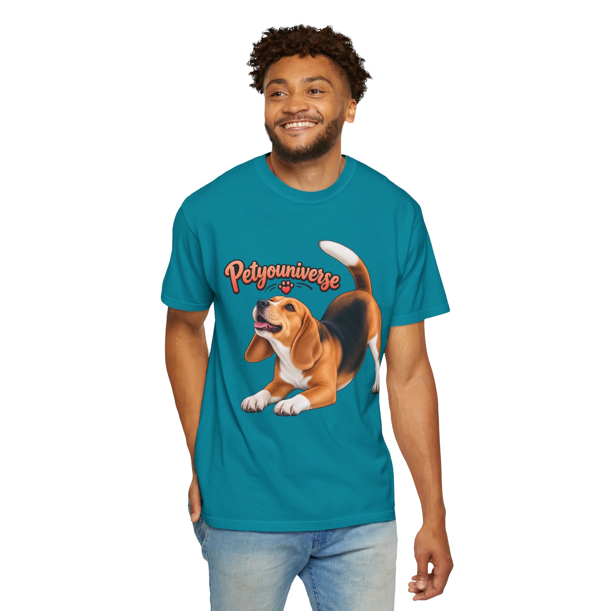 Beagle Playtime T-Shirt — "PetYoUniverse" Graphic Tee for Dog Lovers - Image 79
