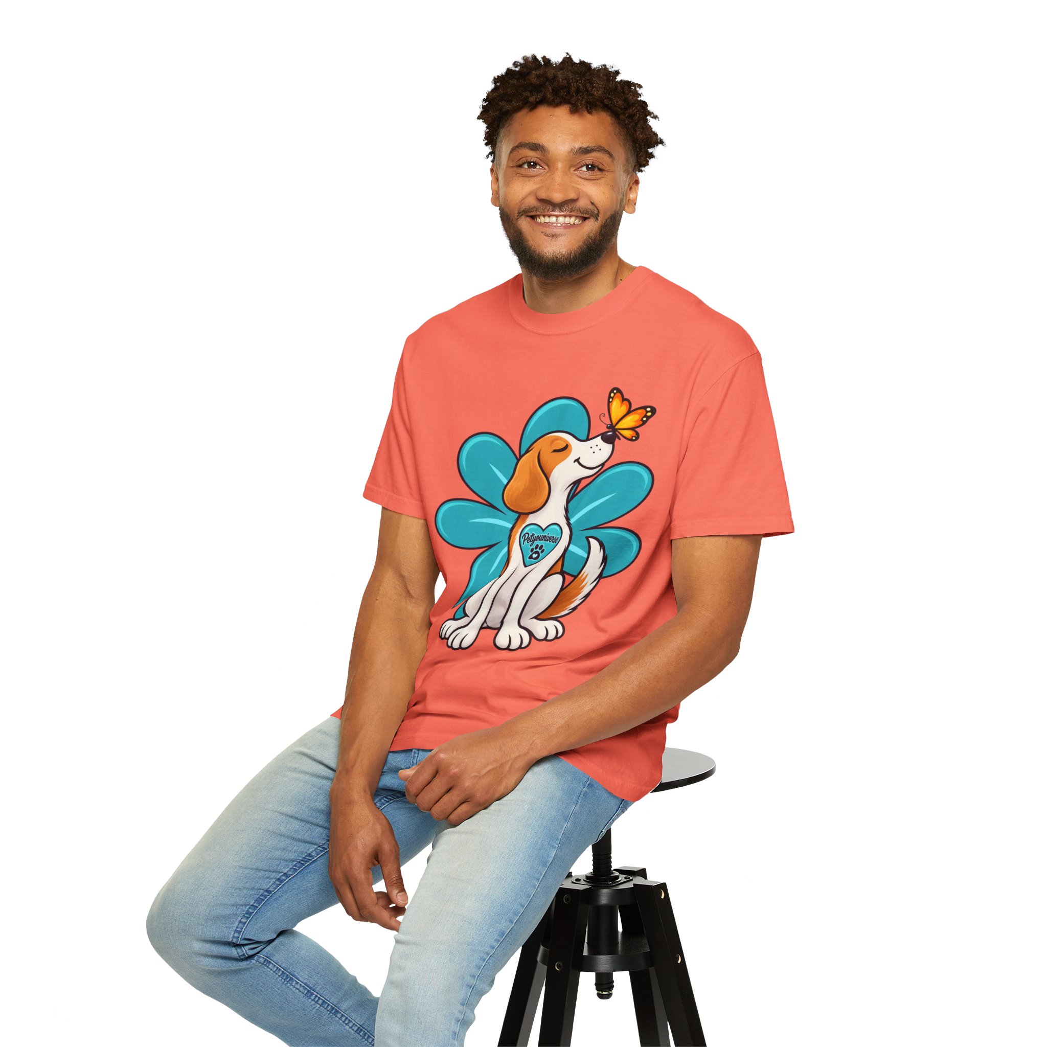 Beagle & Butterfly Graphic T-Shirt - Image 20