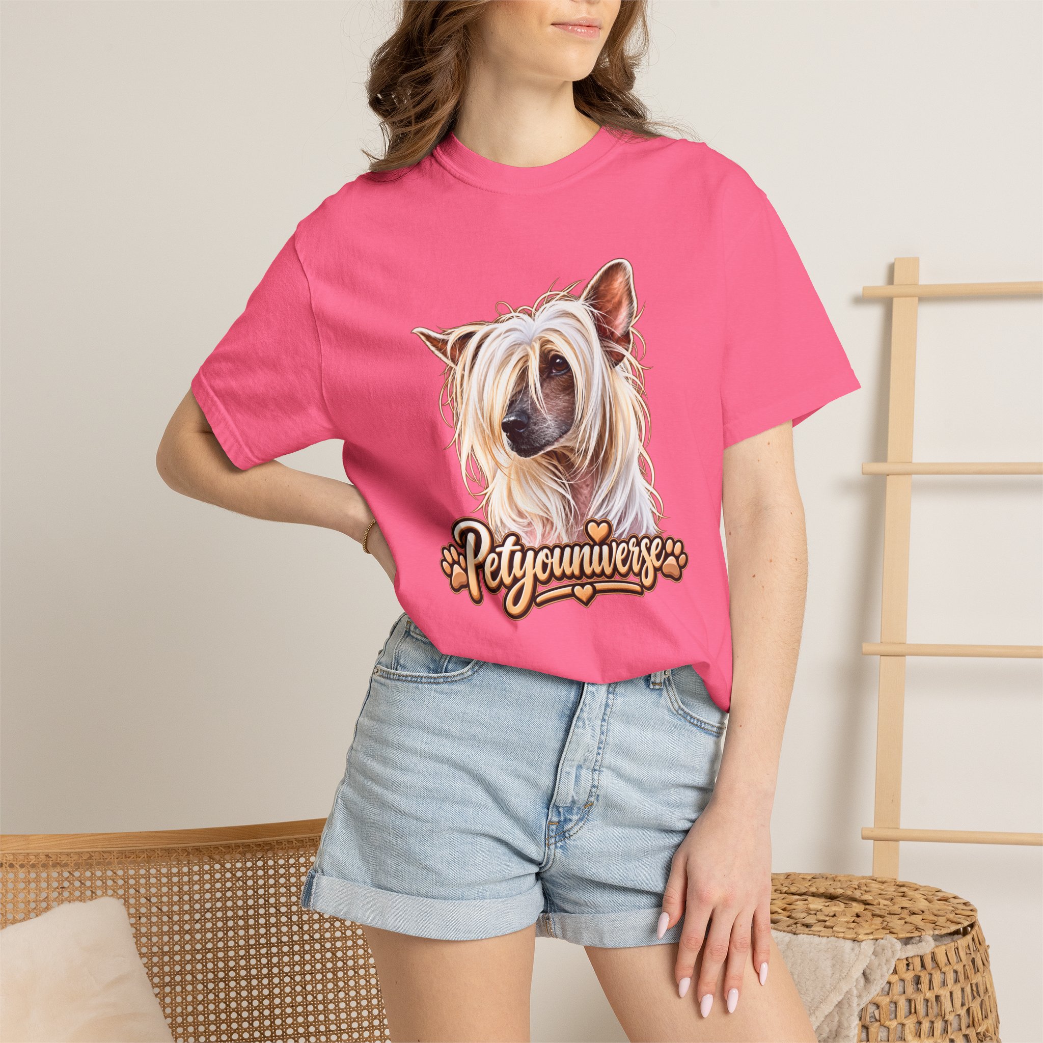 PetYouniverse Chinese Crested Dog T-Shirt — Cute Pet Portrait Tee - Image 119