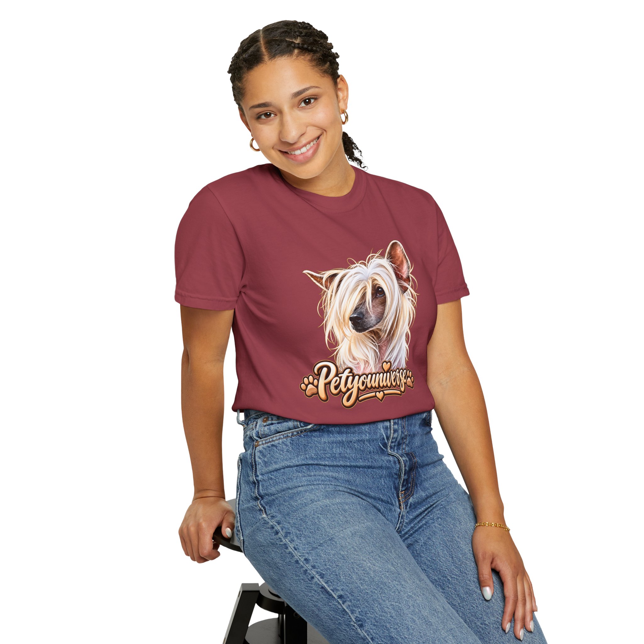 PetYouniverse Chinese Crested Dog T-Shirt — Cute Pet Portrait Tee - Image 141