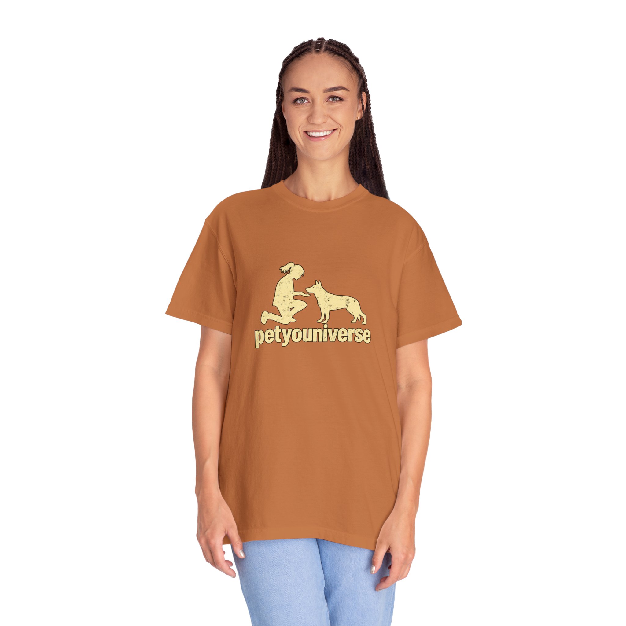 PetYoUniverse Dog Lover T-Shirt — Retro Paw & Pet Silhouette Tee - Image 23