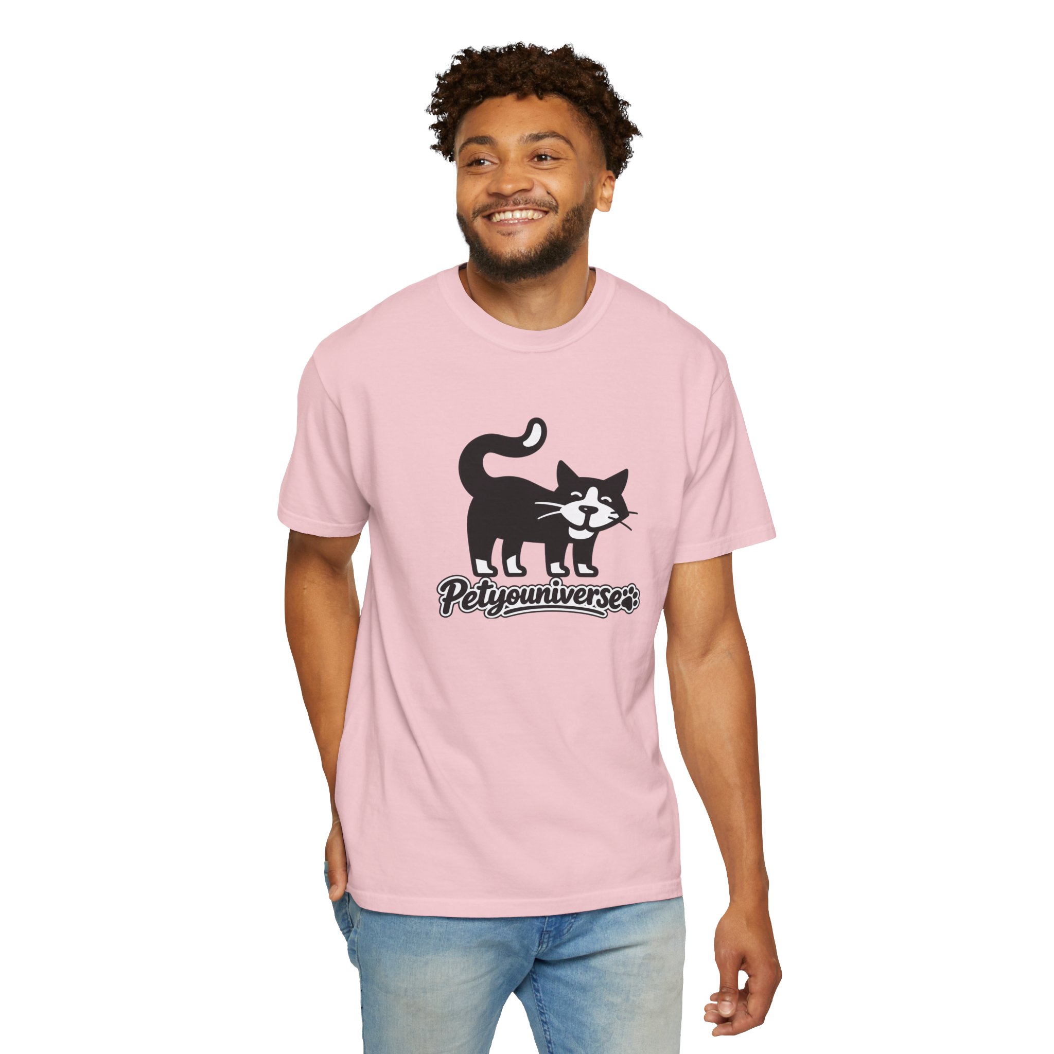 PetYouUniverse Cat Graphic T-Shirt — Vintage Cat Logo Tee - Image 124