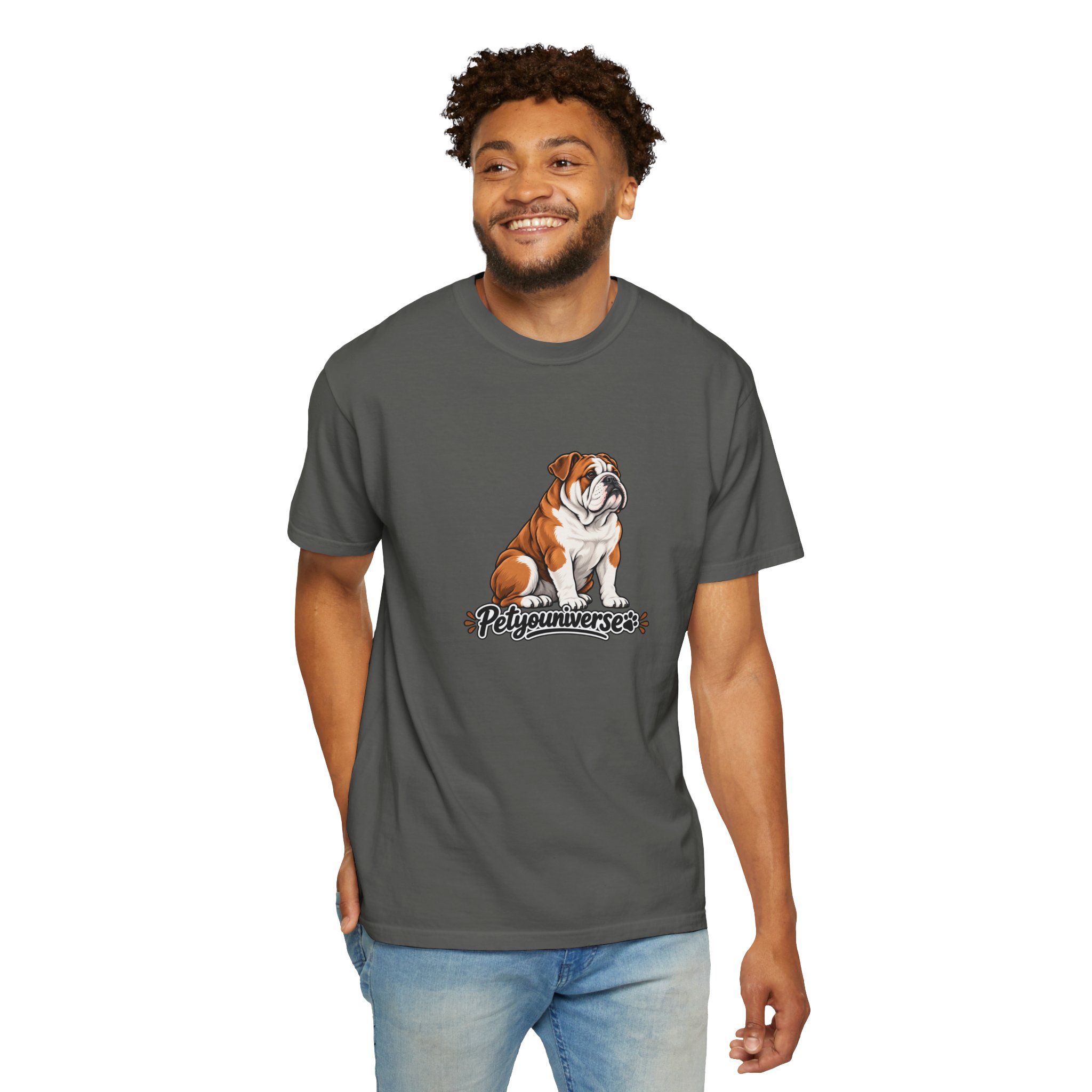 Bulldog Graphic T-Shirt — "PetYoUniverse" Cute Dog Tee for Pet Lovers - Image 70
