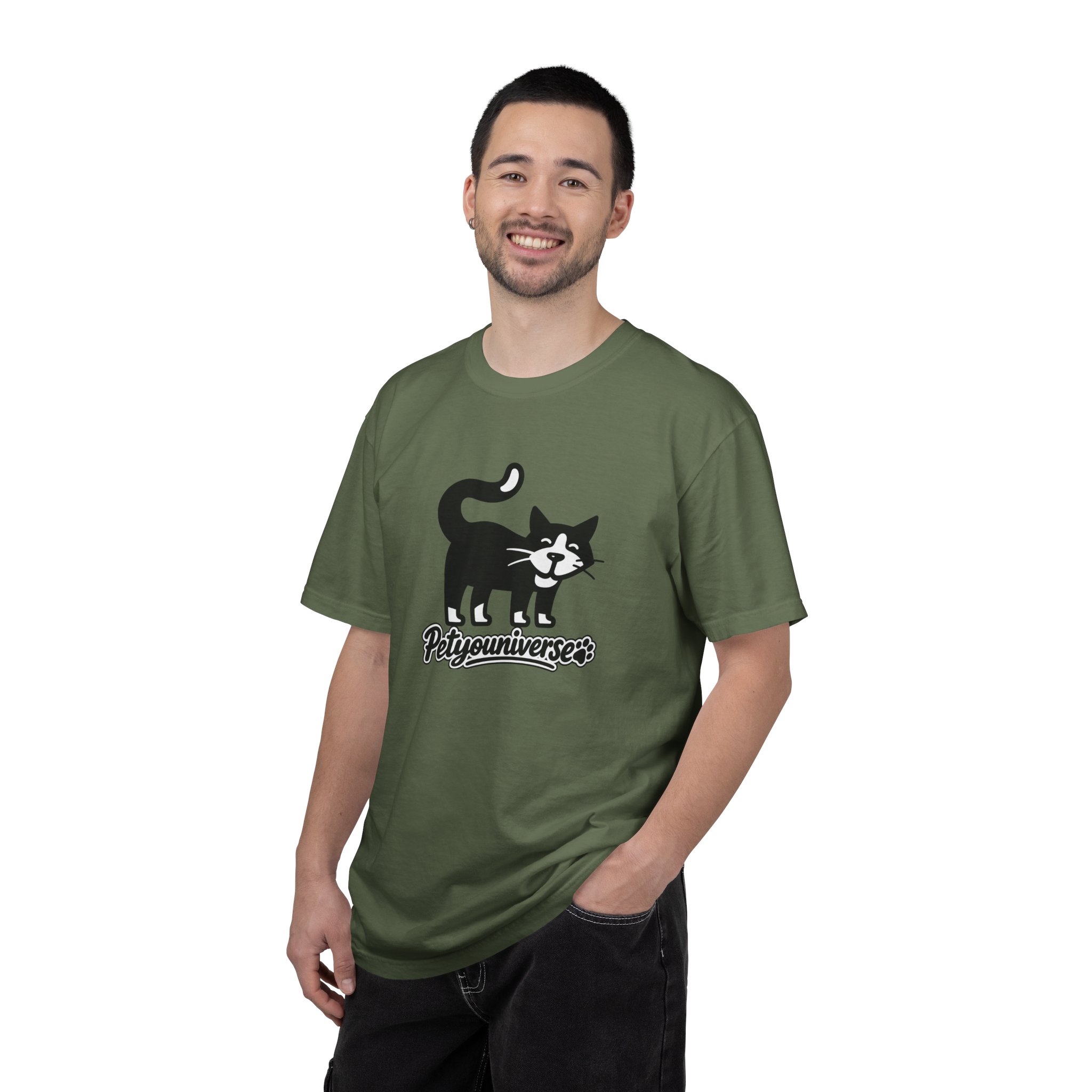 PetYouUniverse Cat Graphic T-Shirt — Vintage Cat Logo Tee - Image 49