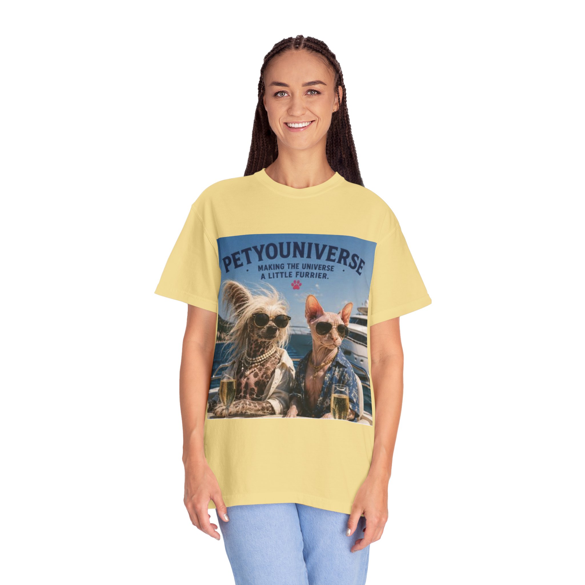 PetYoUniverse T-Shirt — 'Making the Universe a Little Furrier' Retro Dog & Cat Tee - Image 44