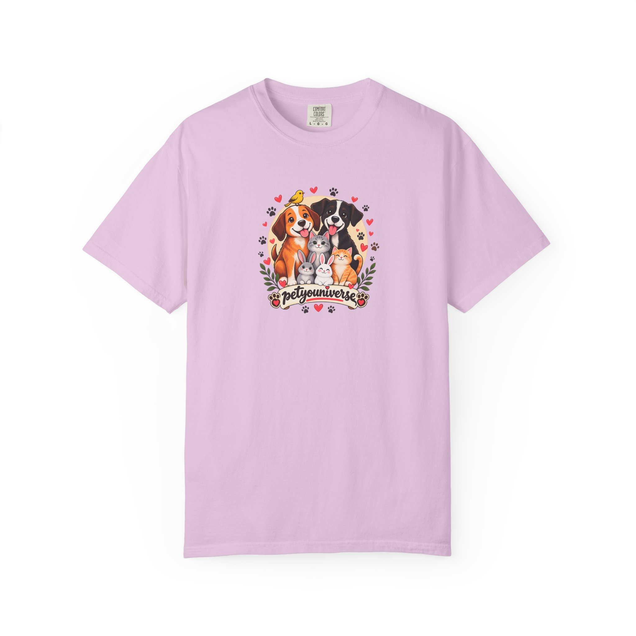 Dog Mom & Dad T-Shirt — 'Pet Parents' Cute Puppy Portrait Tee - Image 100
