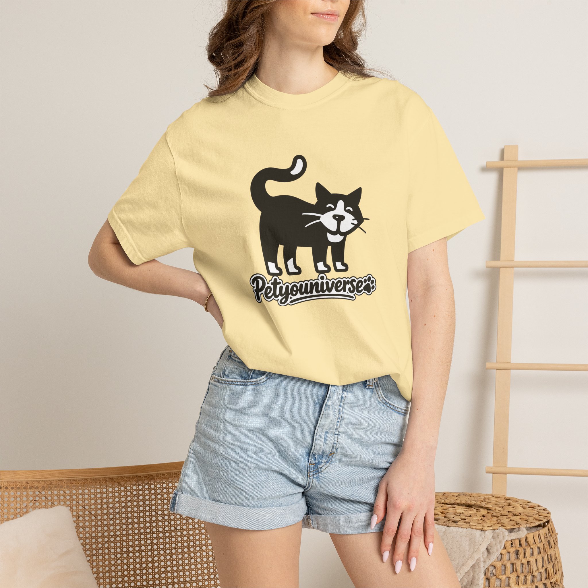 PetYouUniverse Cat Graphic T-Shirt — Vintage Cat Logo Tee - Image 11