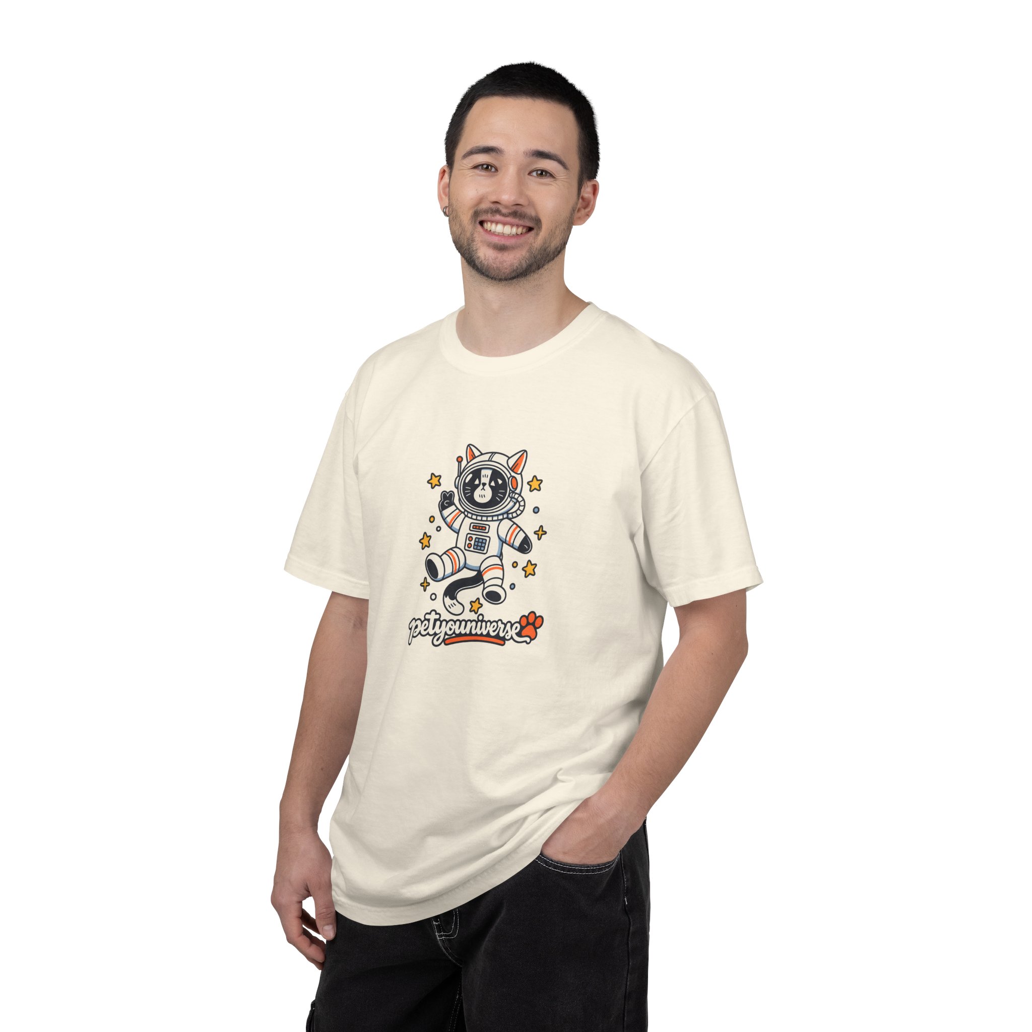 Astronaut Dog T-Shirt — 'PetYoUniverse' Cute Space Pup Tee - Image 4