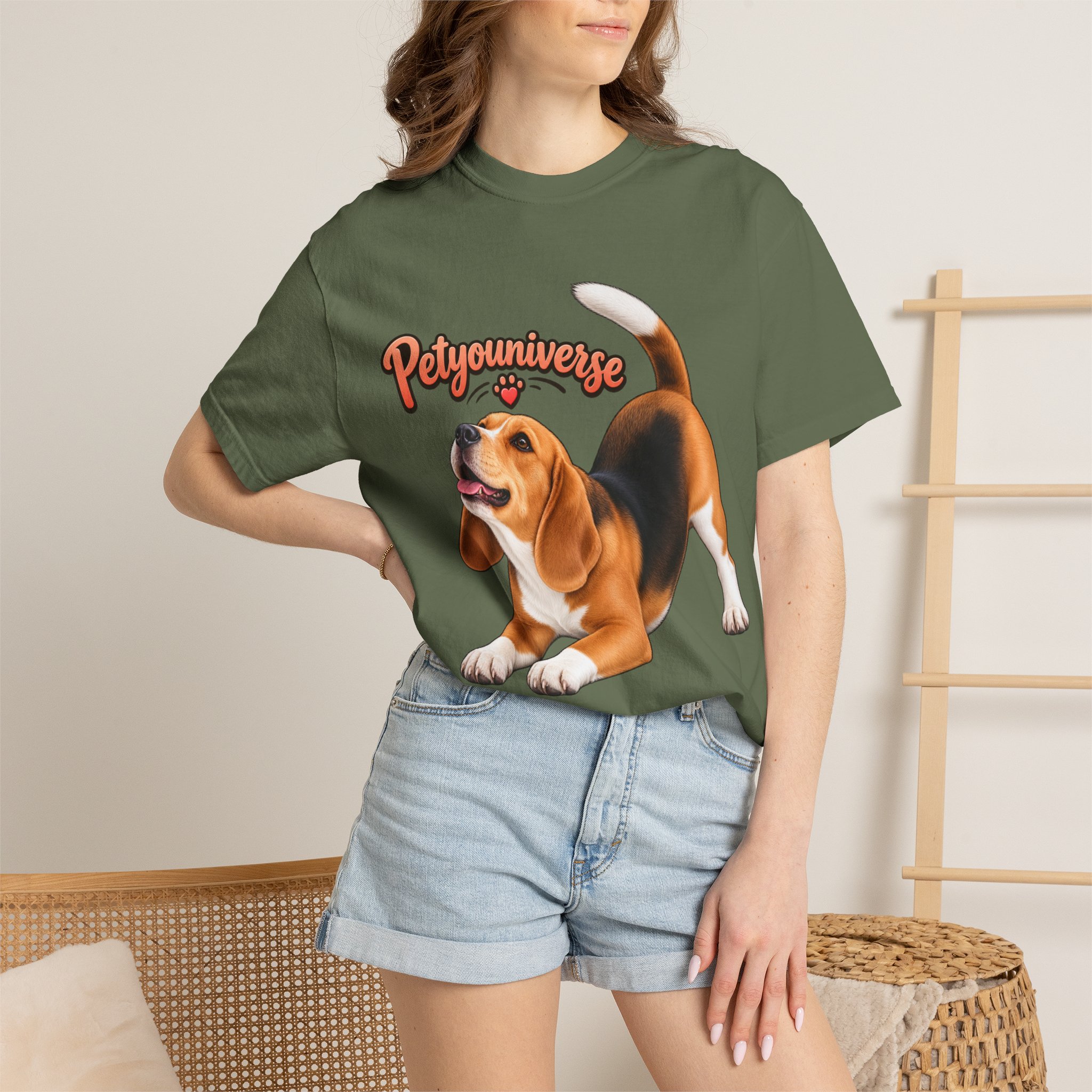 Beagle Playtime T-Shirt — "PetYoUniverse" Graphic Tee for Dog Lovers - Image 47