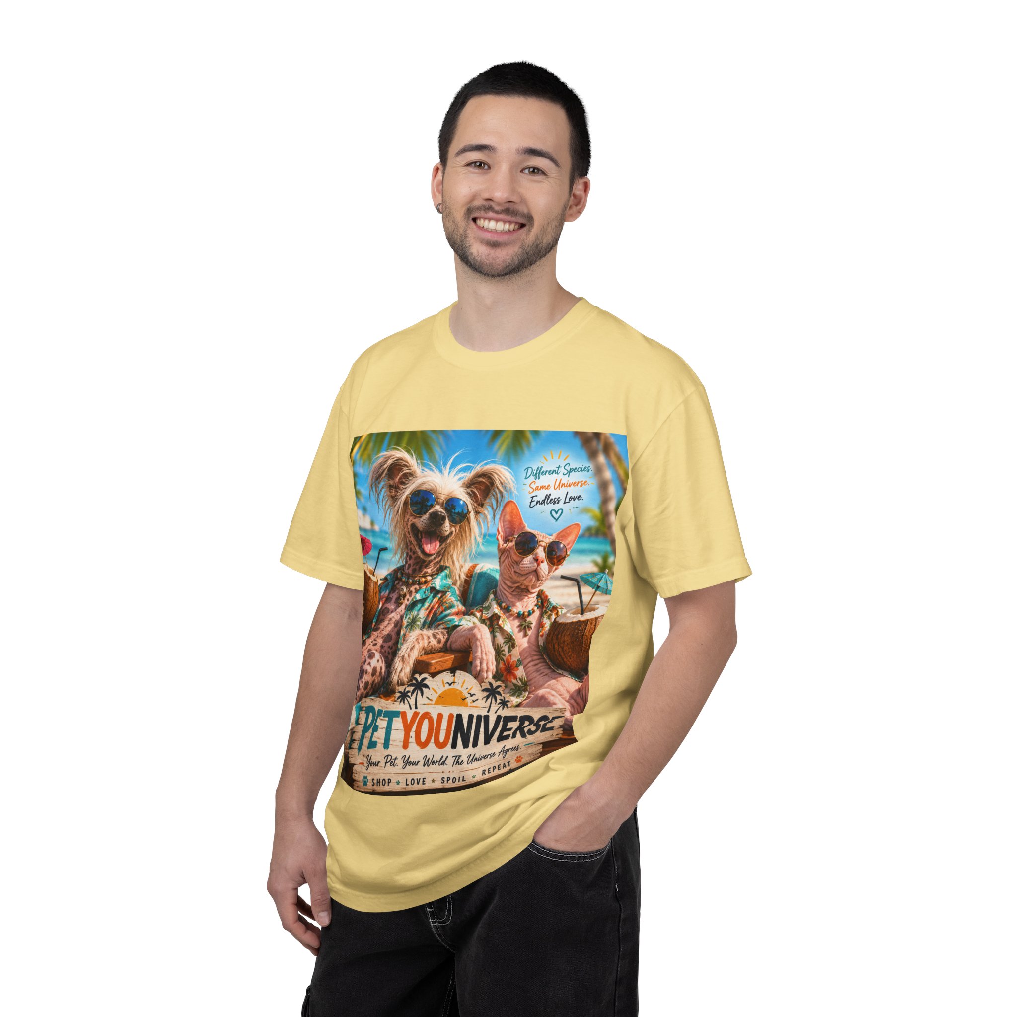 PetYoUniverse Beach Dogs T-Shirt — Tropical Pet Vacation Graphic Tee - Image 59
