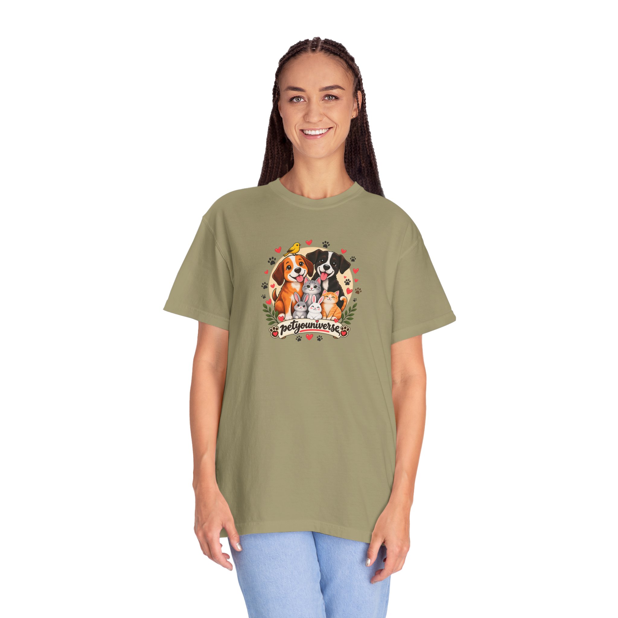Dog Mom & Dad T-Shirt — 'Pet Parents' Cute Puppy Portrait Tee - Image 32