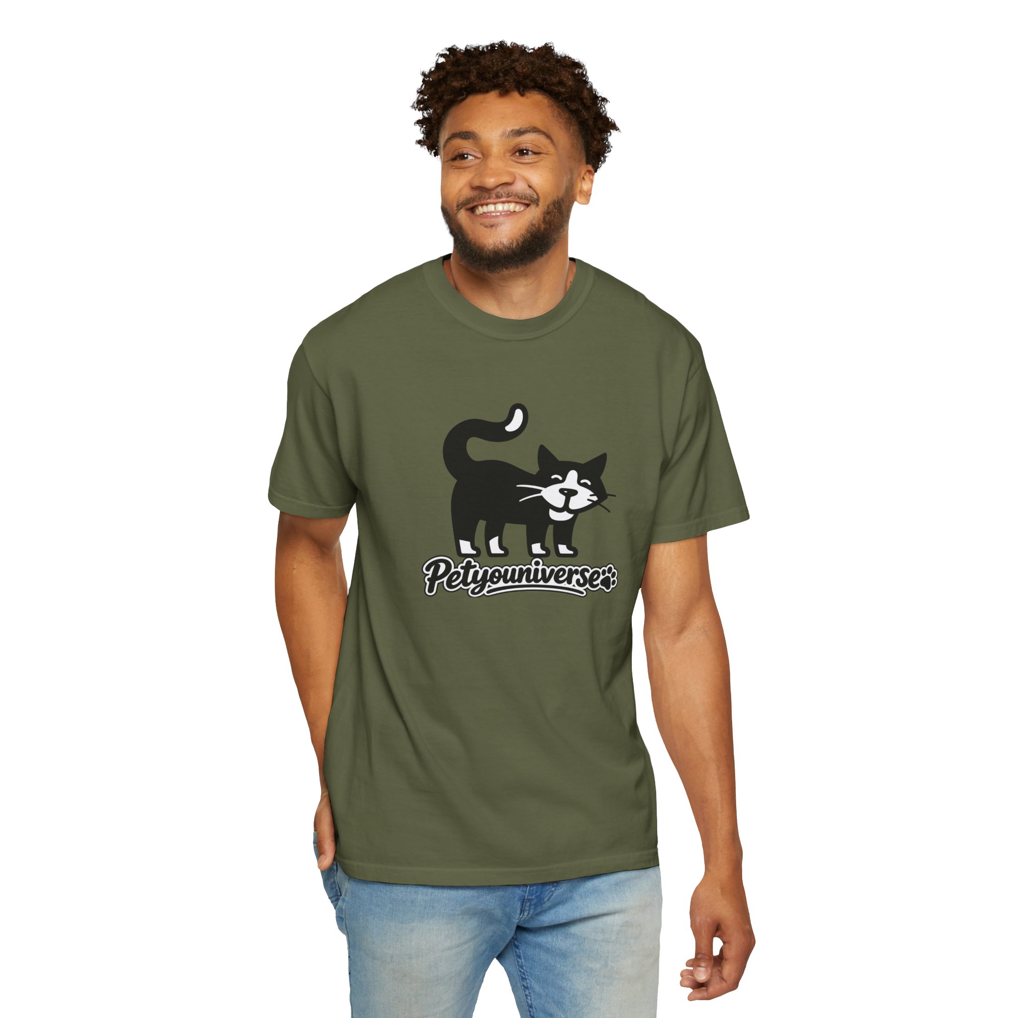 PetYouUniverse Cat Graphic T-Shirt — Vintage Cat Logo Tee - Image 61