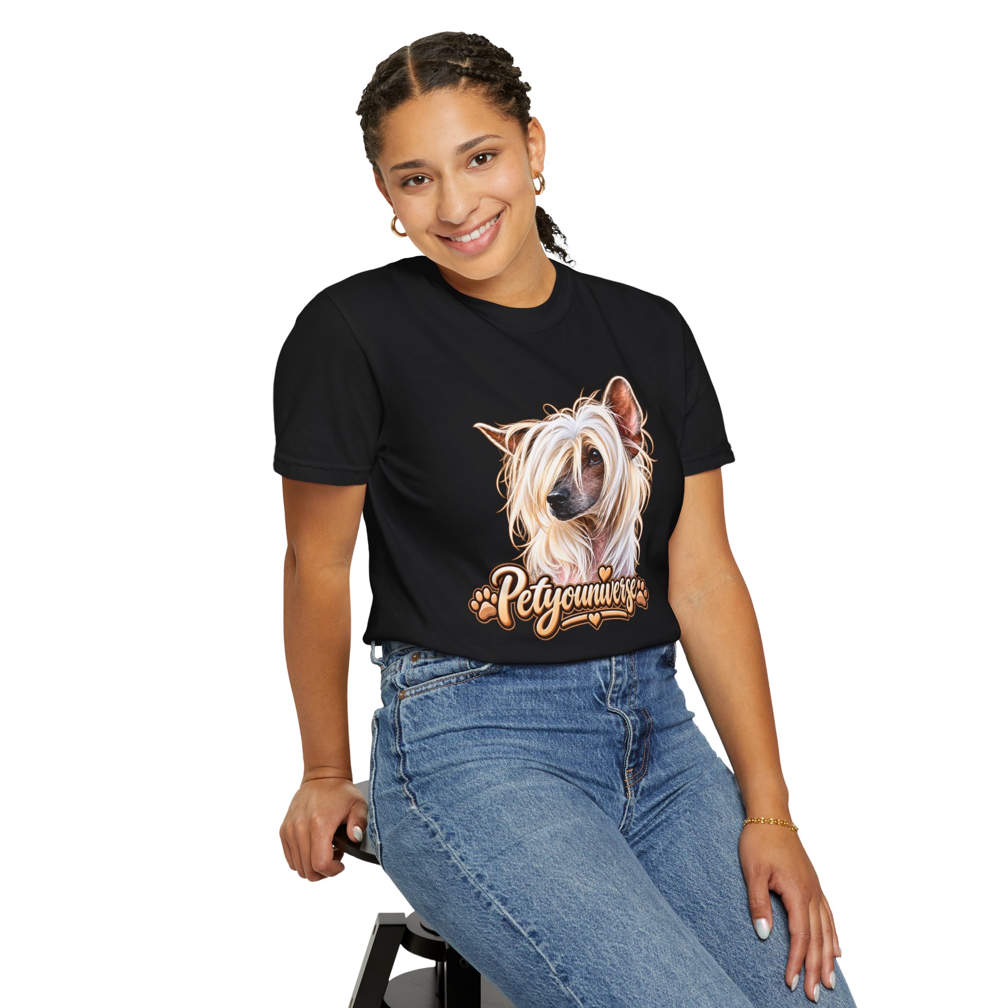 PetYouniverse Chinese Crested Dog T-Shirt — Cute Pet Portrait Tee - Image 114